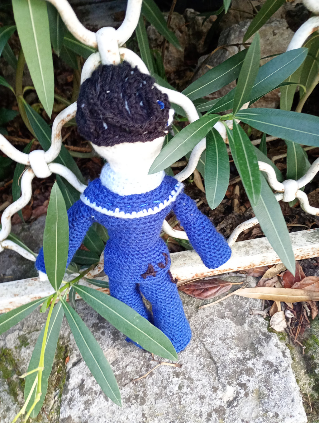 Poupe exsclusive crochet l'investisseir mecrnr36cm