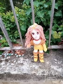 Poupe exsclusive crochet Brungildr 50cm