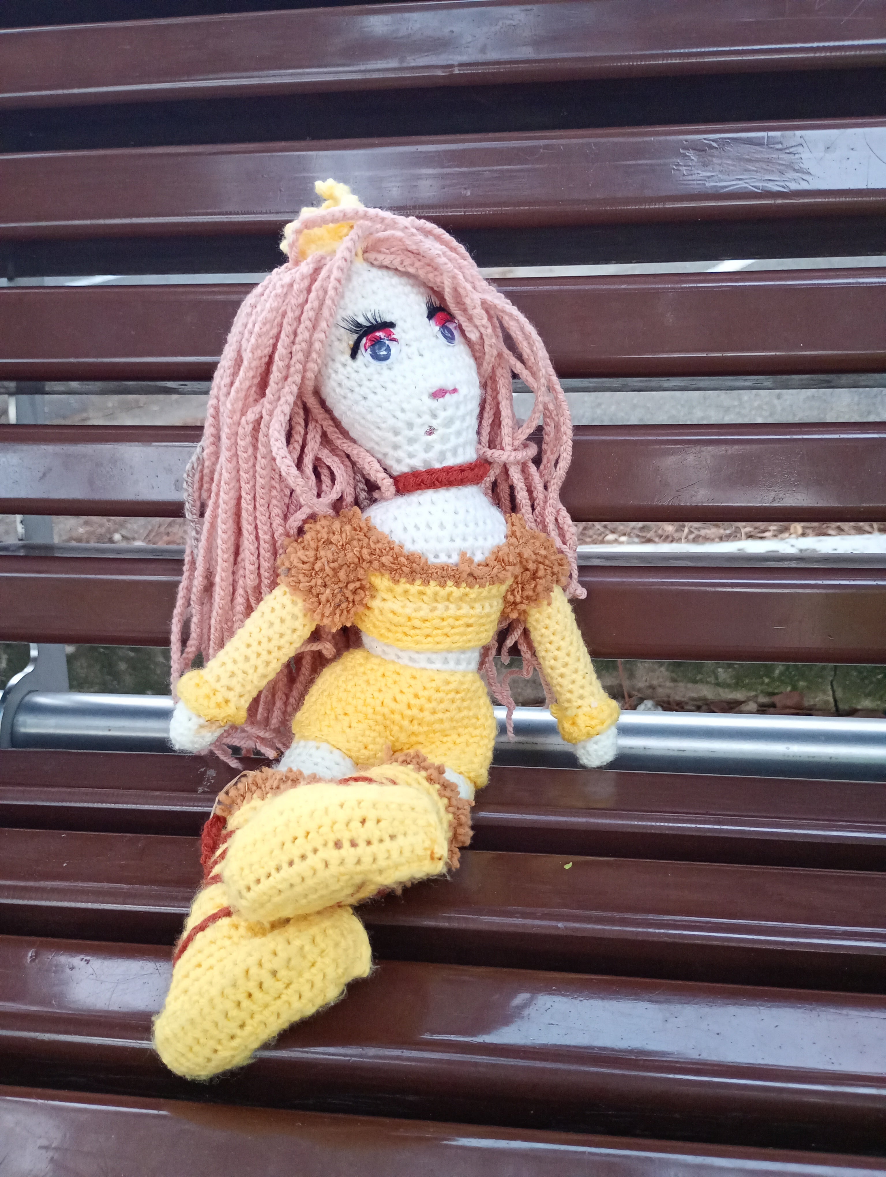 Poupe exsclusive crochet Brungildr 50cm