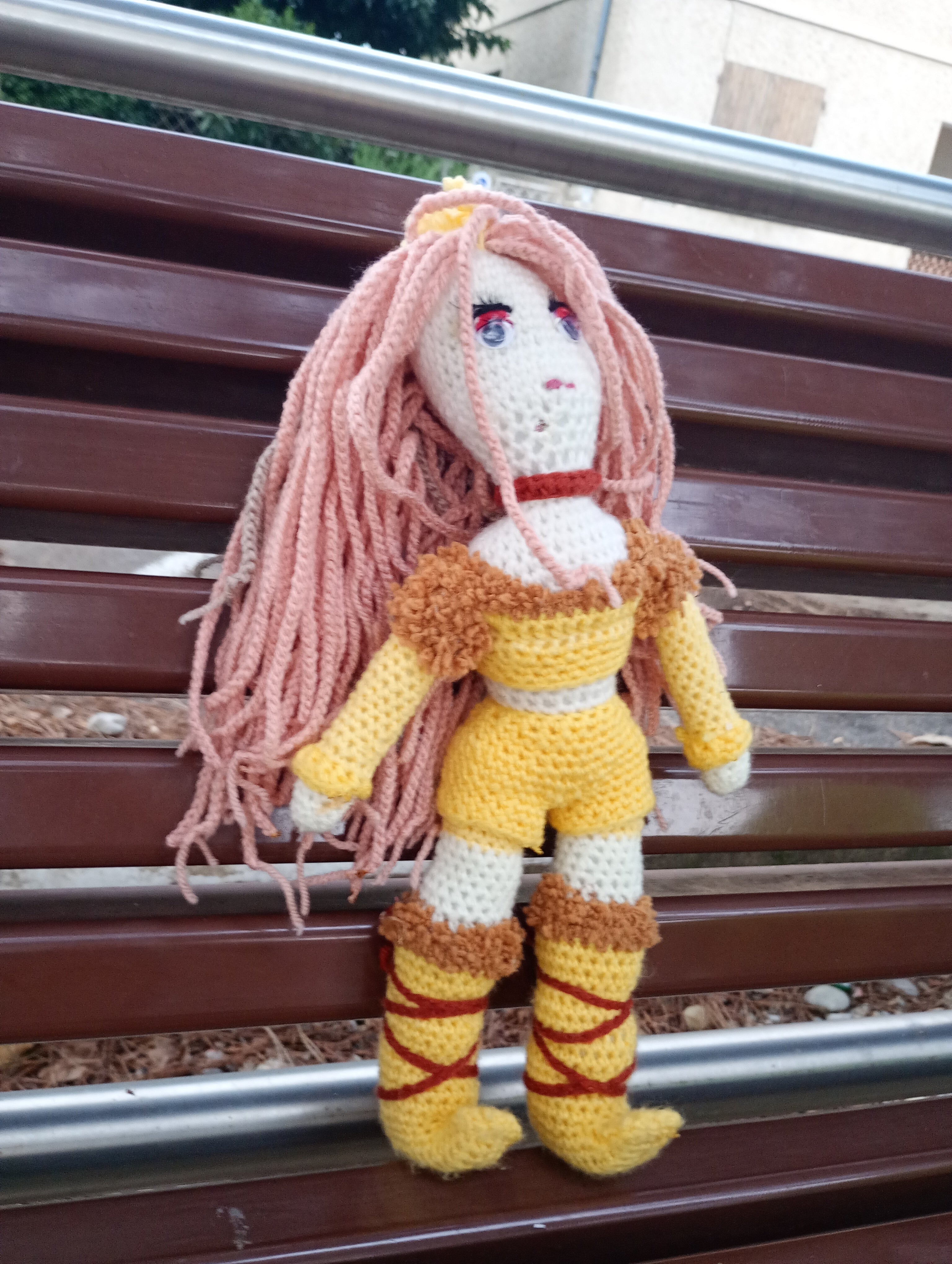 Poupe exsclusive crochet Brungildr 50cm