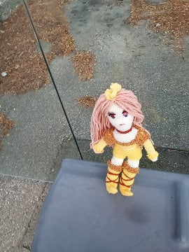 Poupe exsclusive crochet Brungildr 50cm