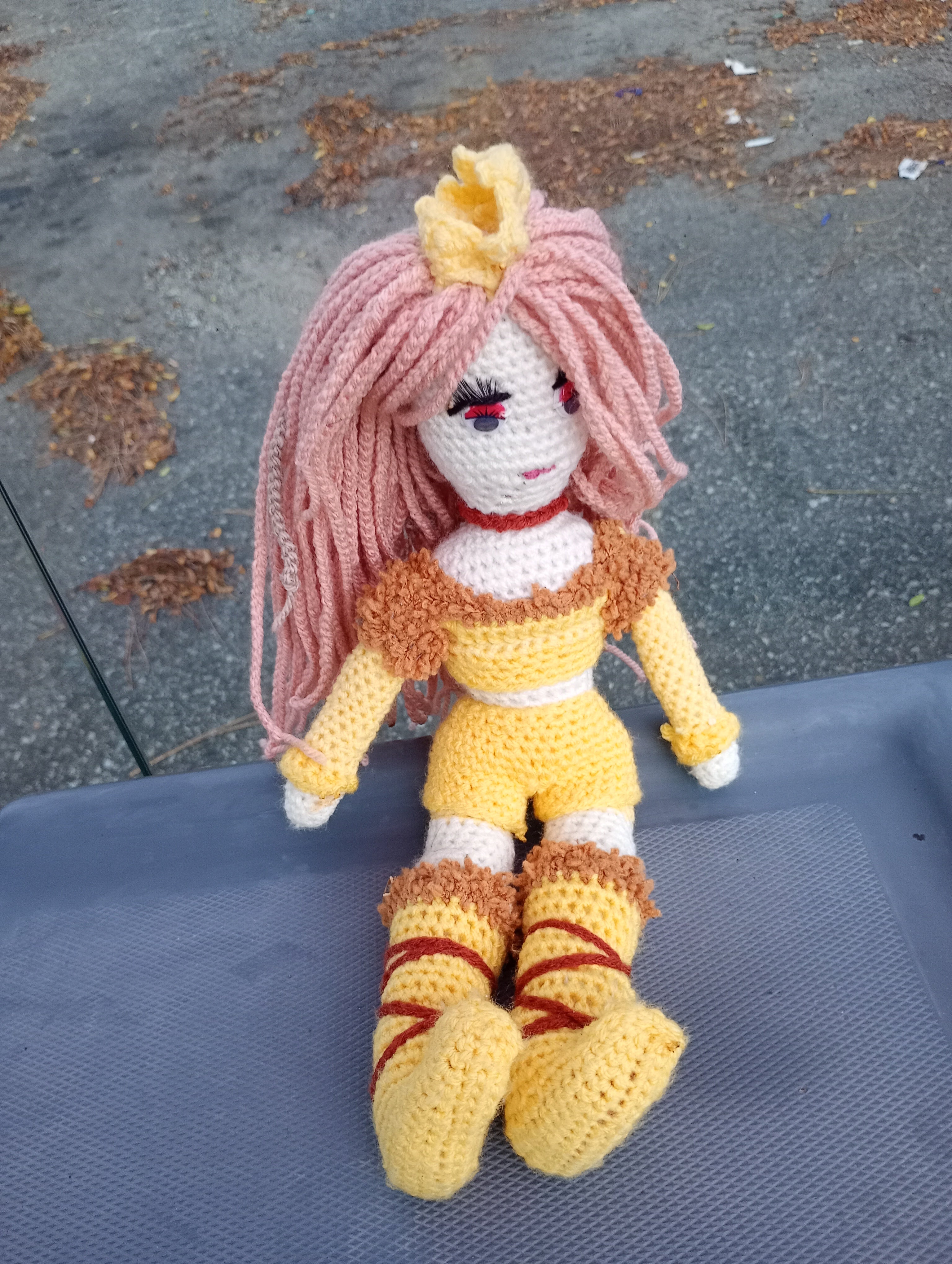 Poupe exsclusive crochet Brungildr 50cm