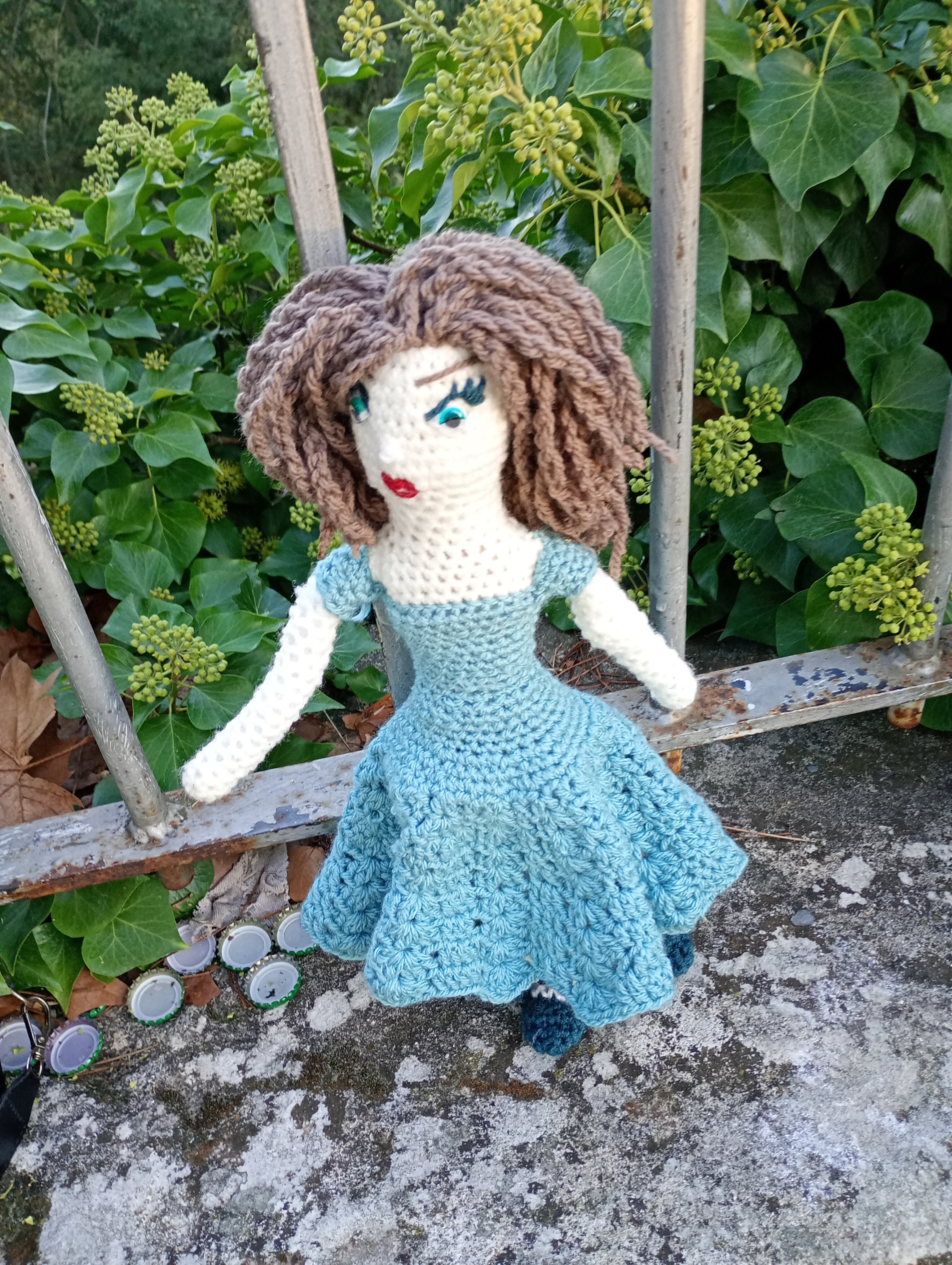 Poupe exsclusive crochet Madame Reims 35