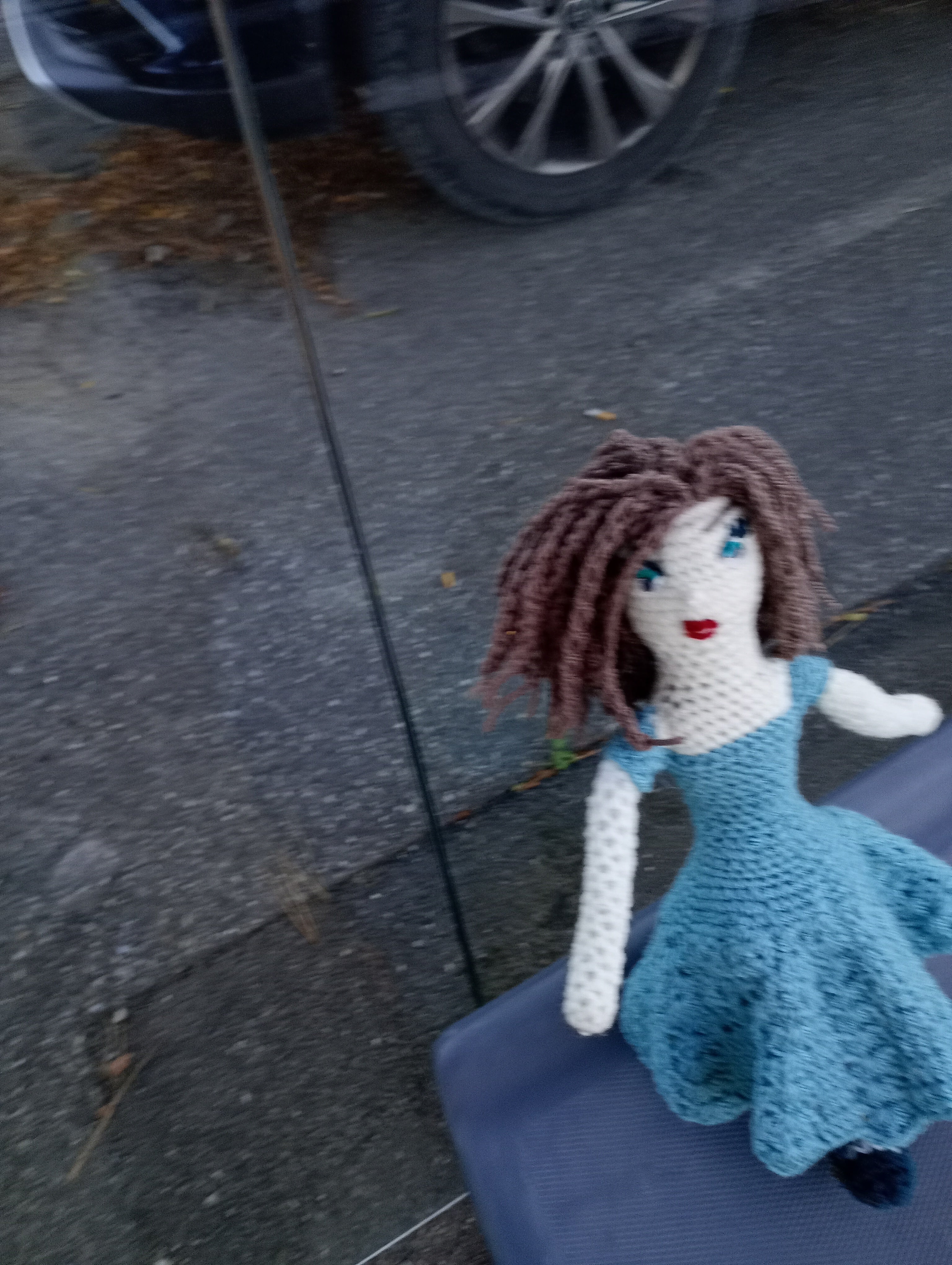 Poupe exsclusive crochet Madame Reims 35