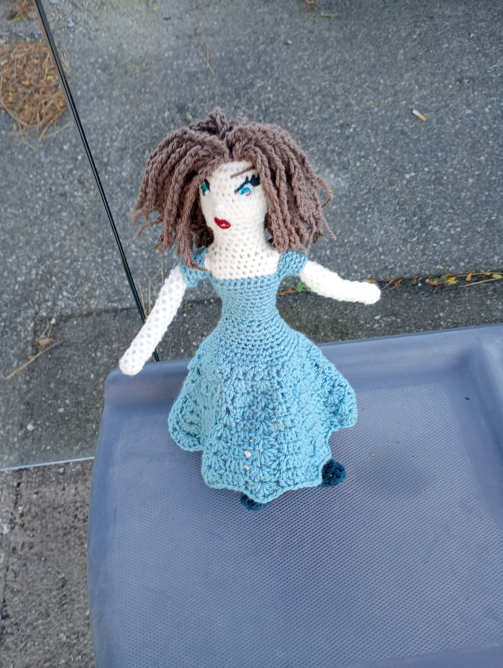 Poupe exsclusive crochet Madame Reims 35