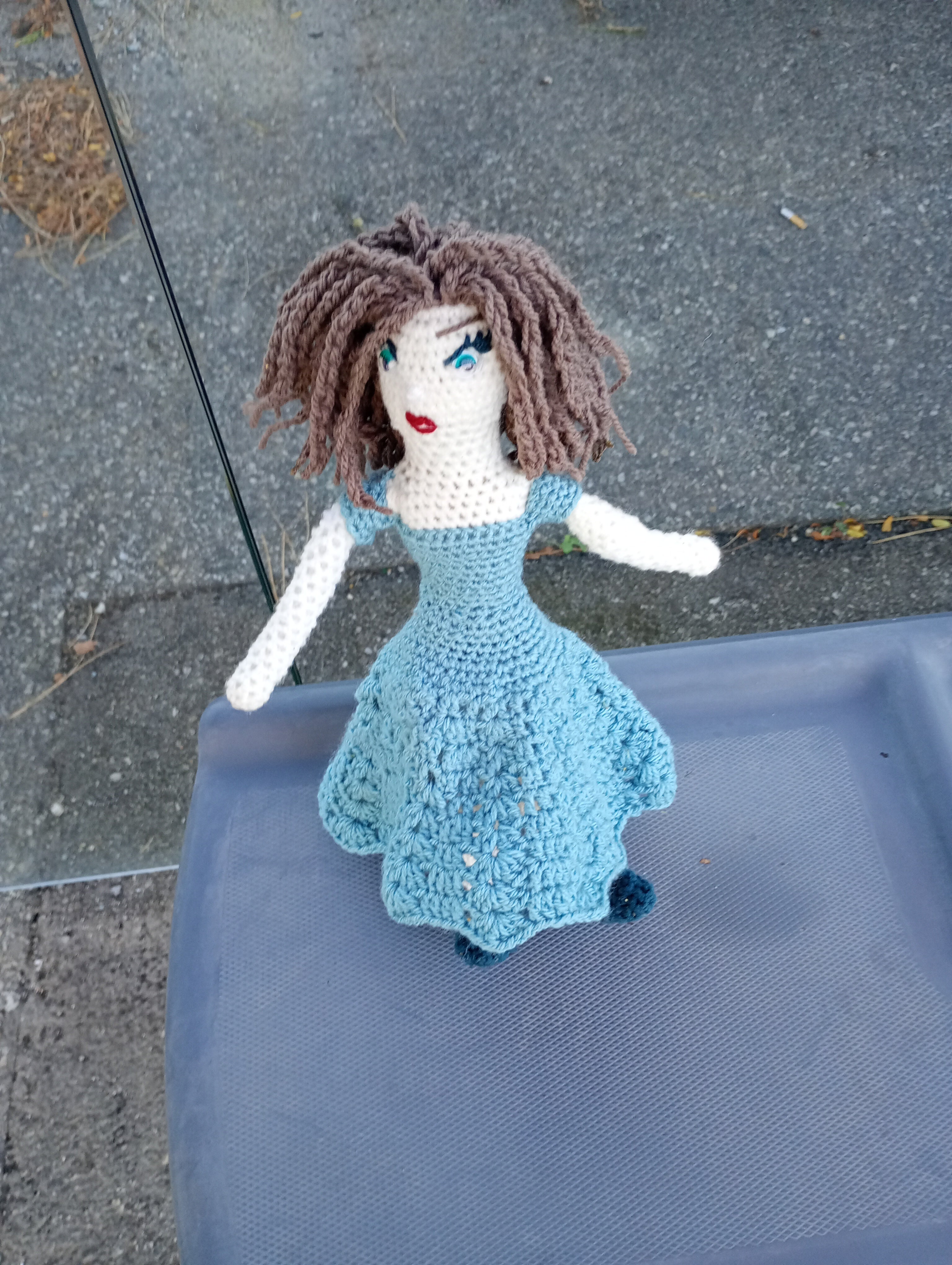 Poupe exsclusive crochet Madame Reims 35