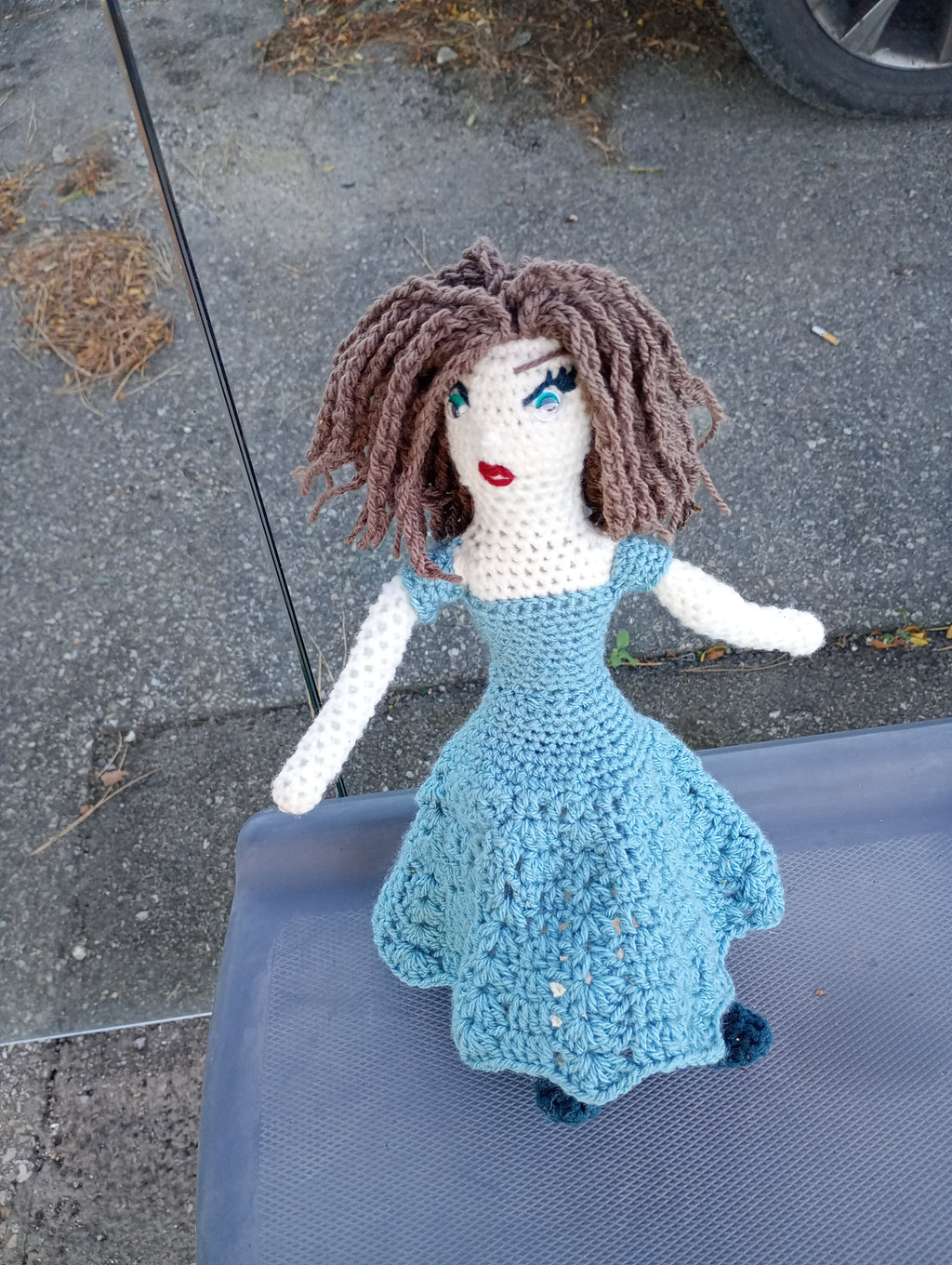 Poupe exsclusive crochet Madame Reims 35