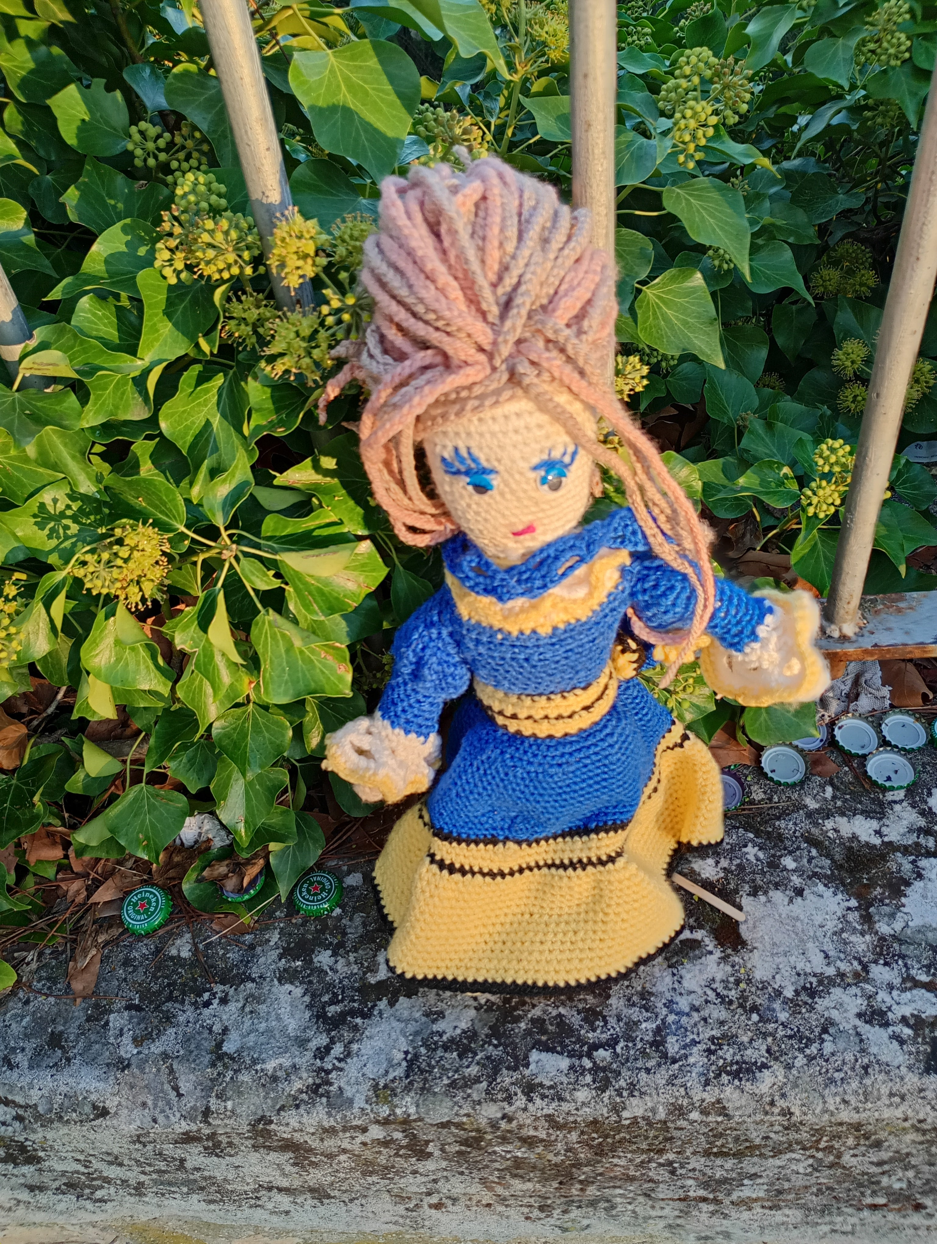 Poupe exsclusive crochet Agnessa d'Poitierd