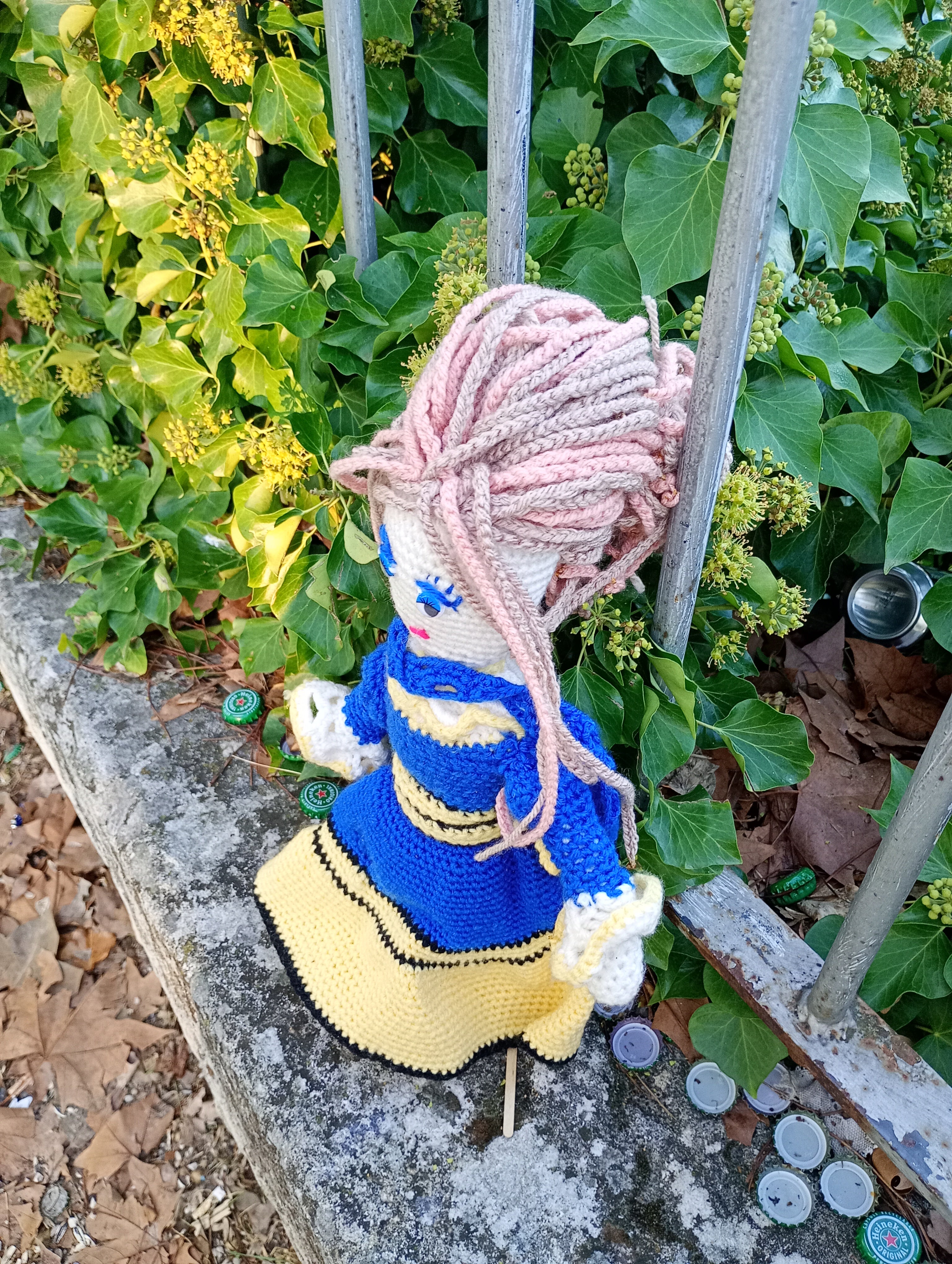 Poupe exsclusive crochet Agnessa d'Poitierd