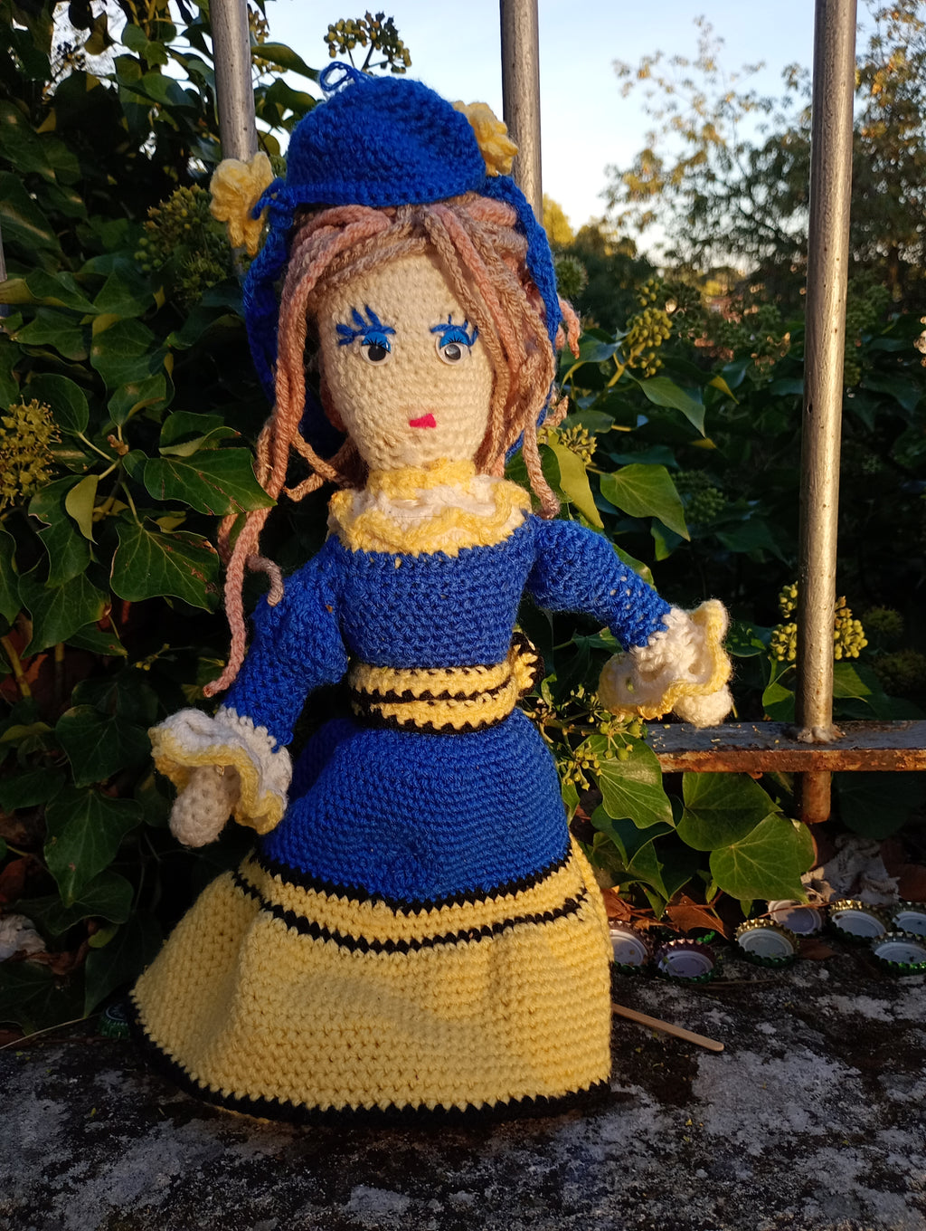 Poupe exsclusive crochet Agnessa d'Poitierd