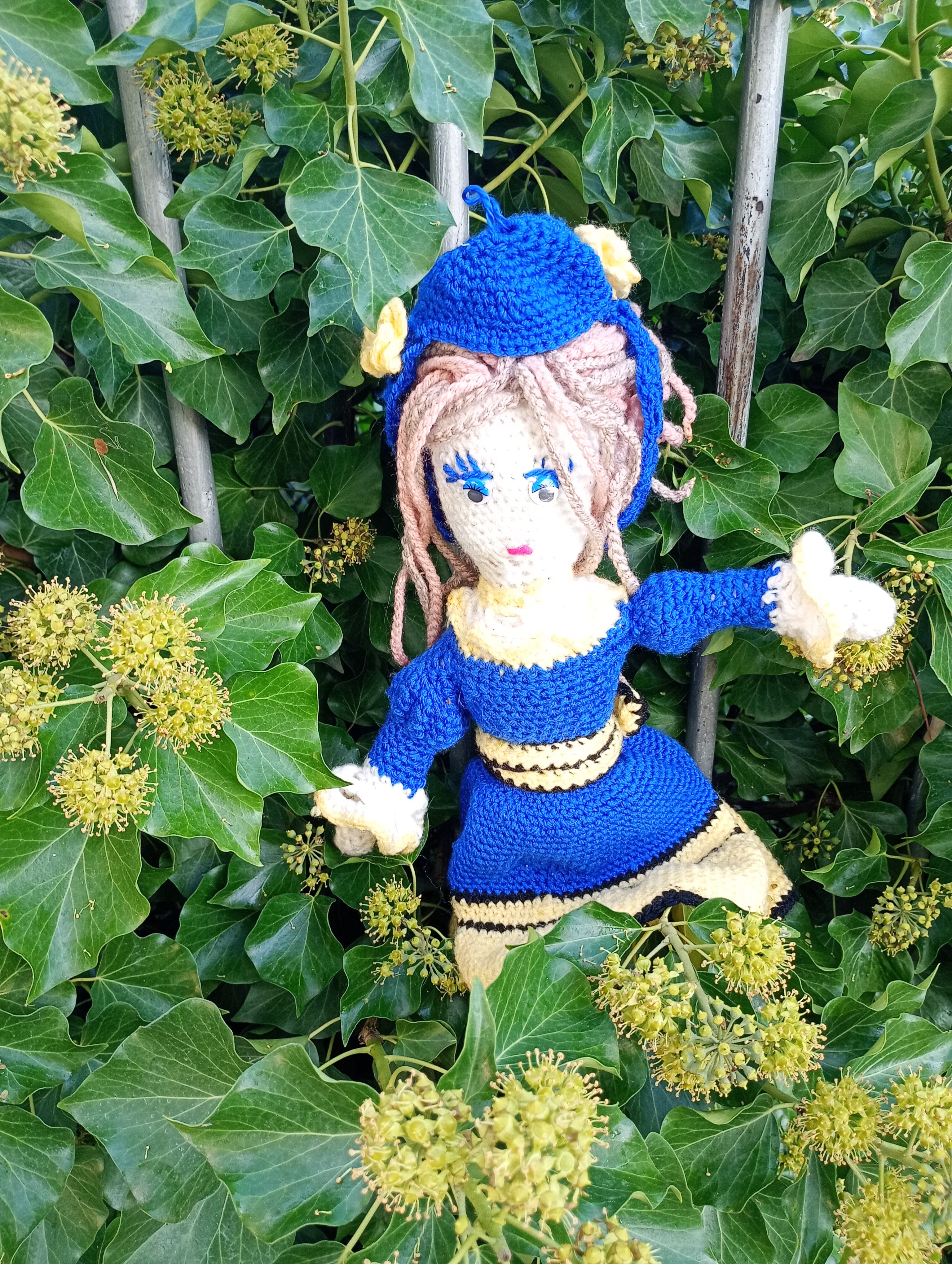 Poupe exsclusive crochet Agnessa d'Poitierd