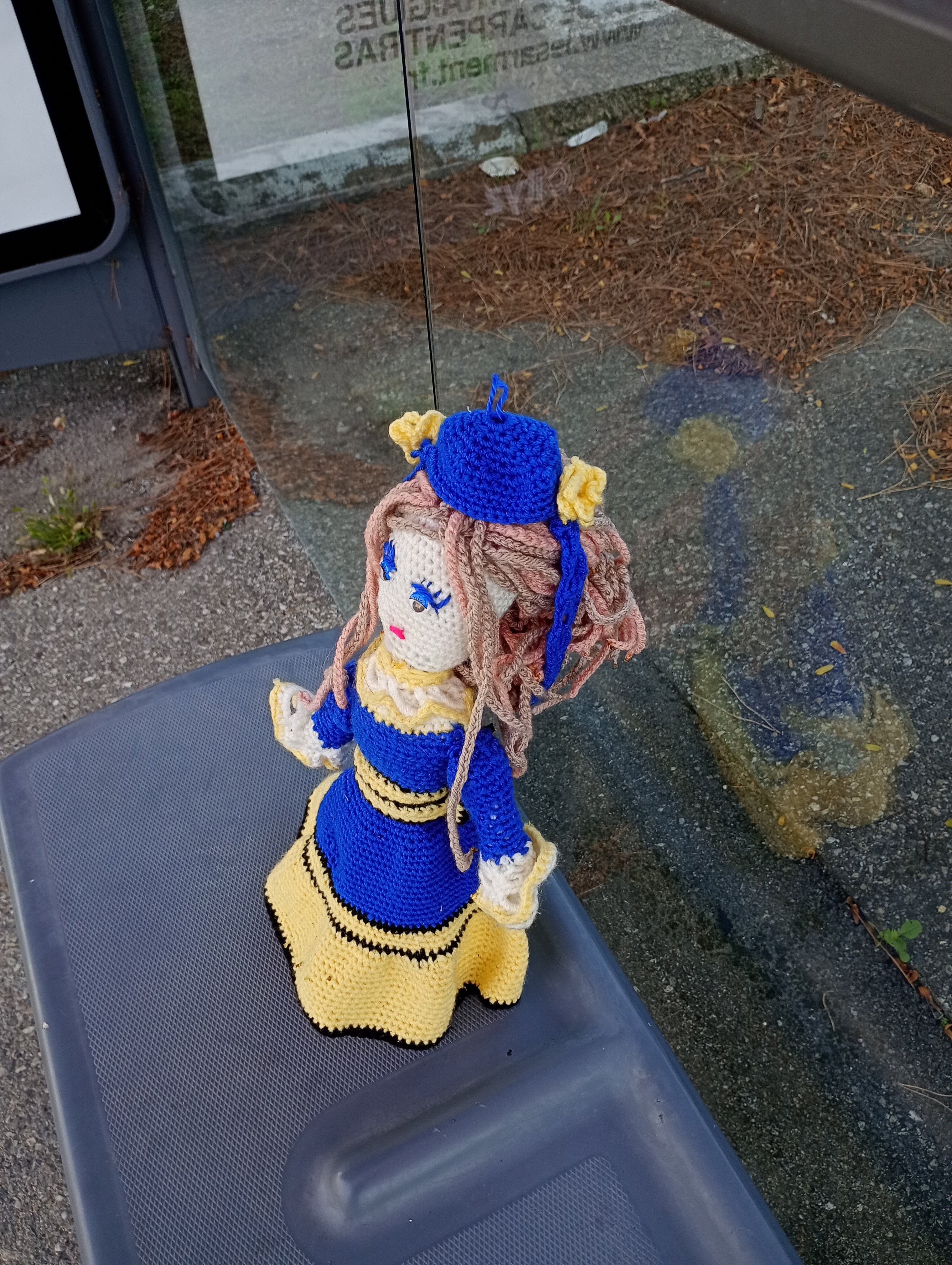 Poupe exsclusive crochet Agnessa d'Poitierd