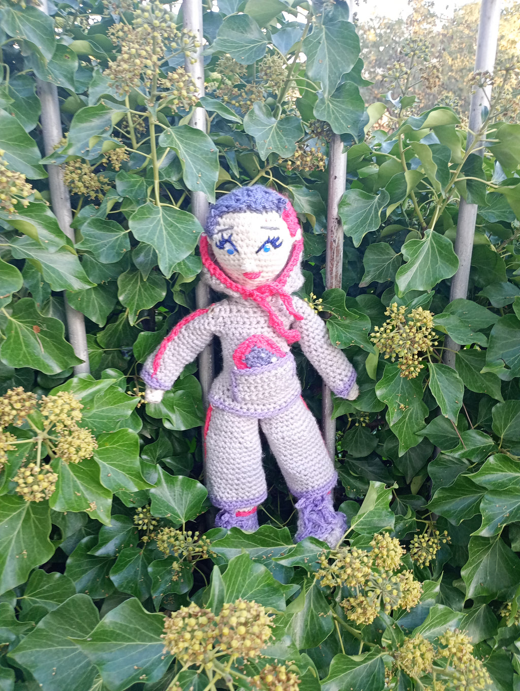 Poupe exsclusive crochet Elon de Groc -Madter of Digital 40cm