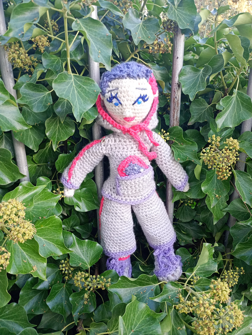 Poupe exsclusive crochet Elon de Groc -Madter of Digital 40cm