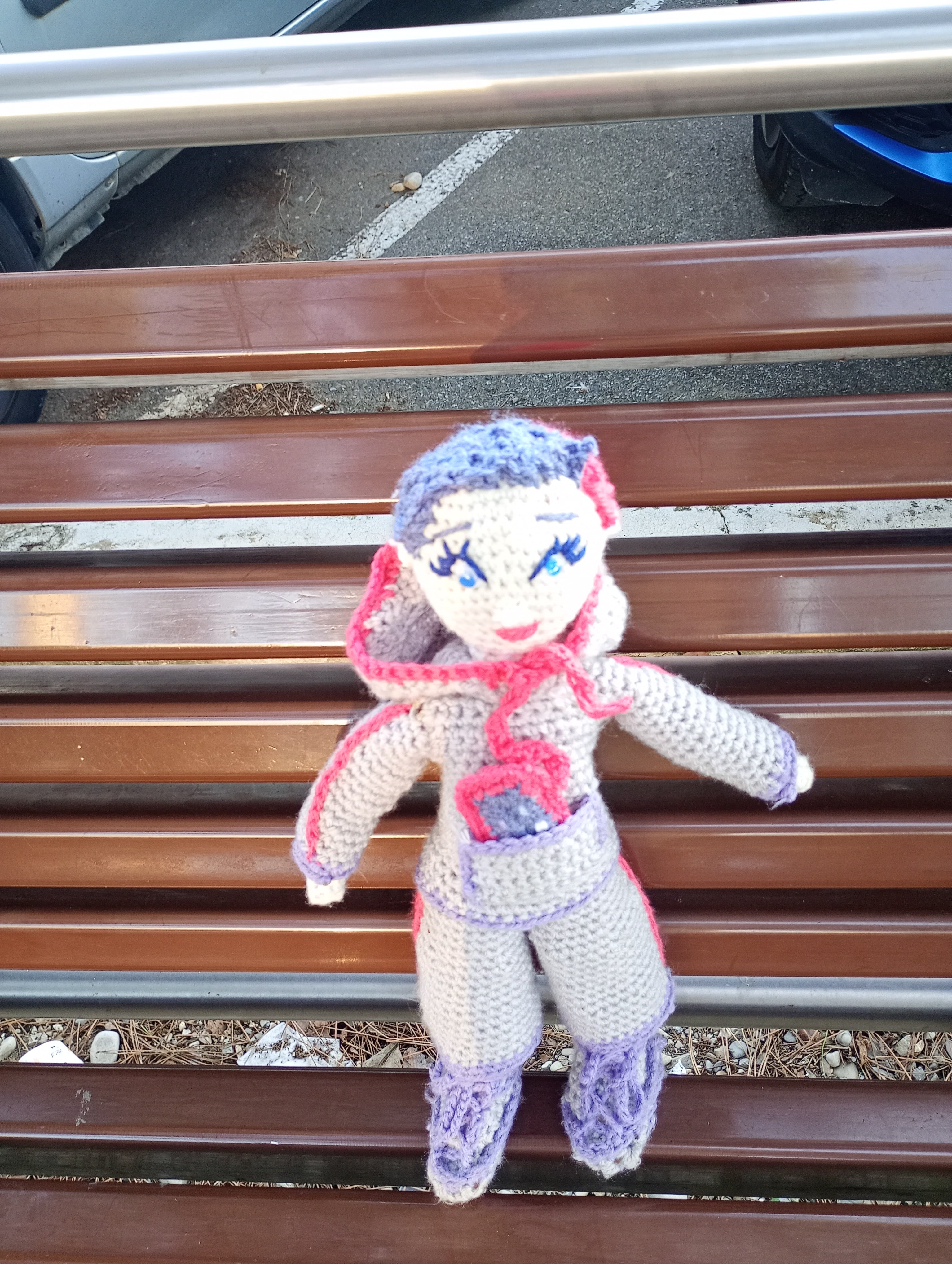 Poupe exsclusive crochet Elon de Groc -Madter of Digital 40cm