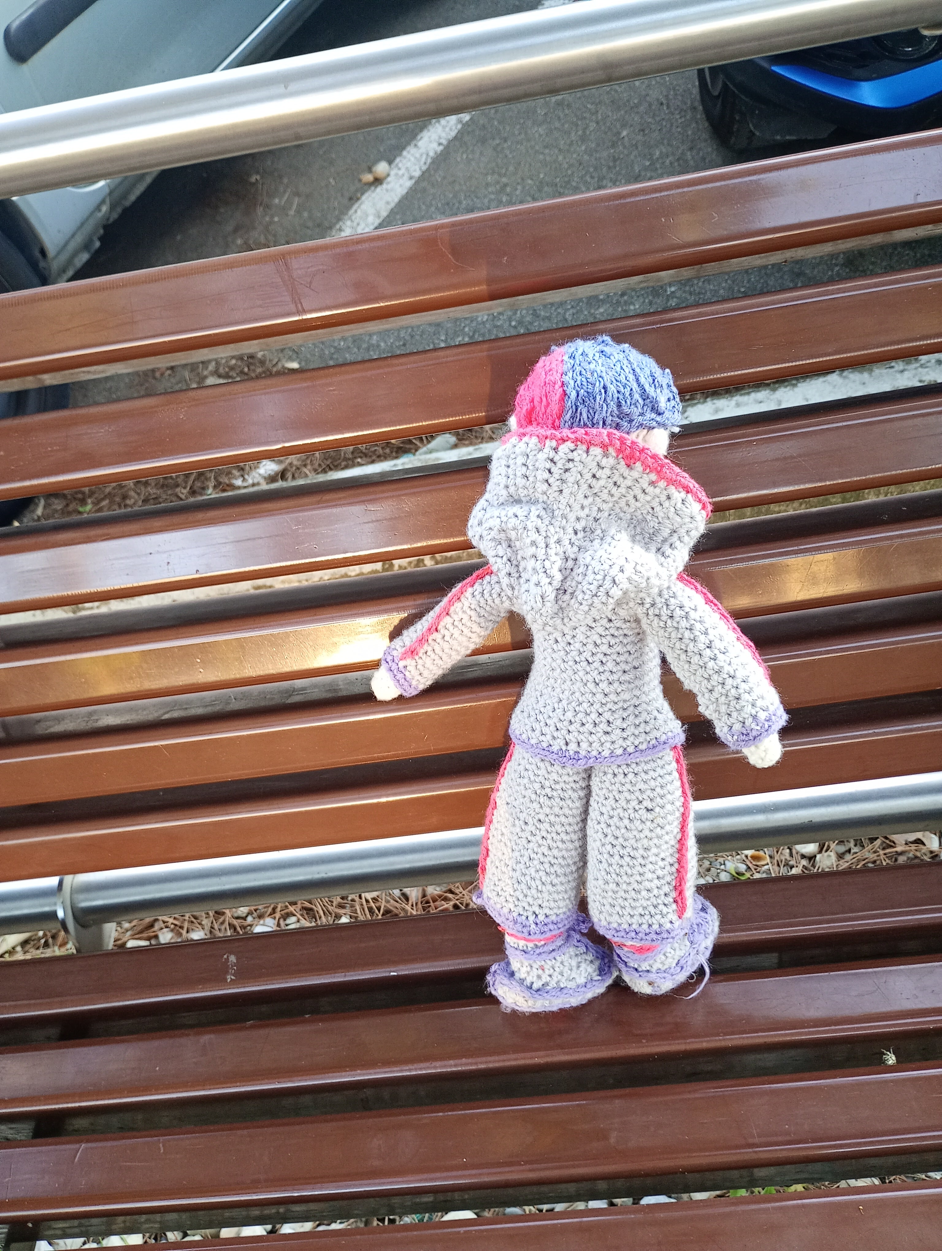 Poupe exsclusive crochet Elon de Groc -Madter of Digital 40cm