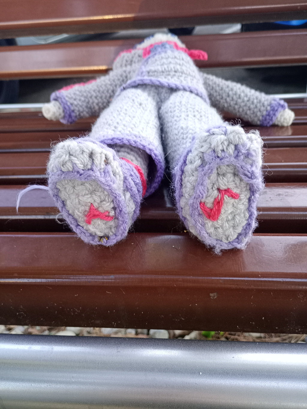 Poupe exsclusive crochet Elon de Groc -Madter of Digital 40cm