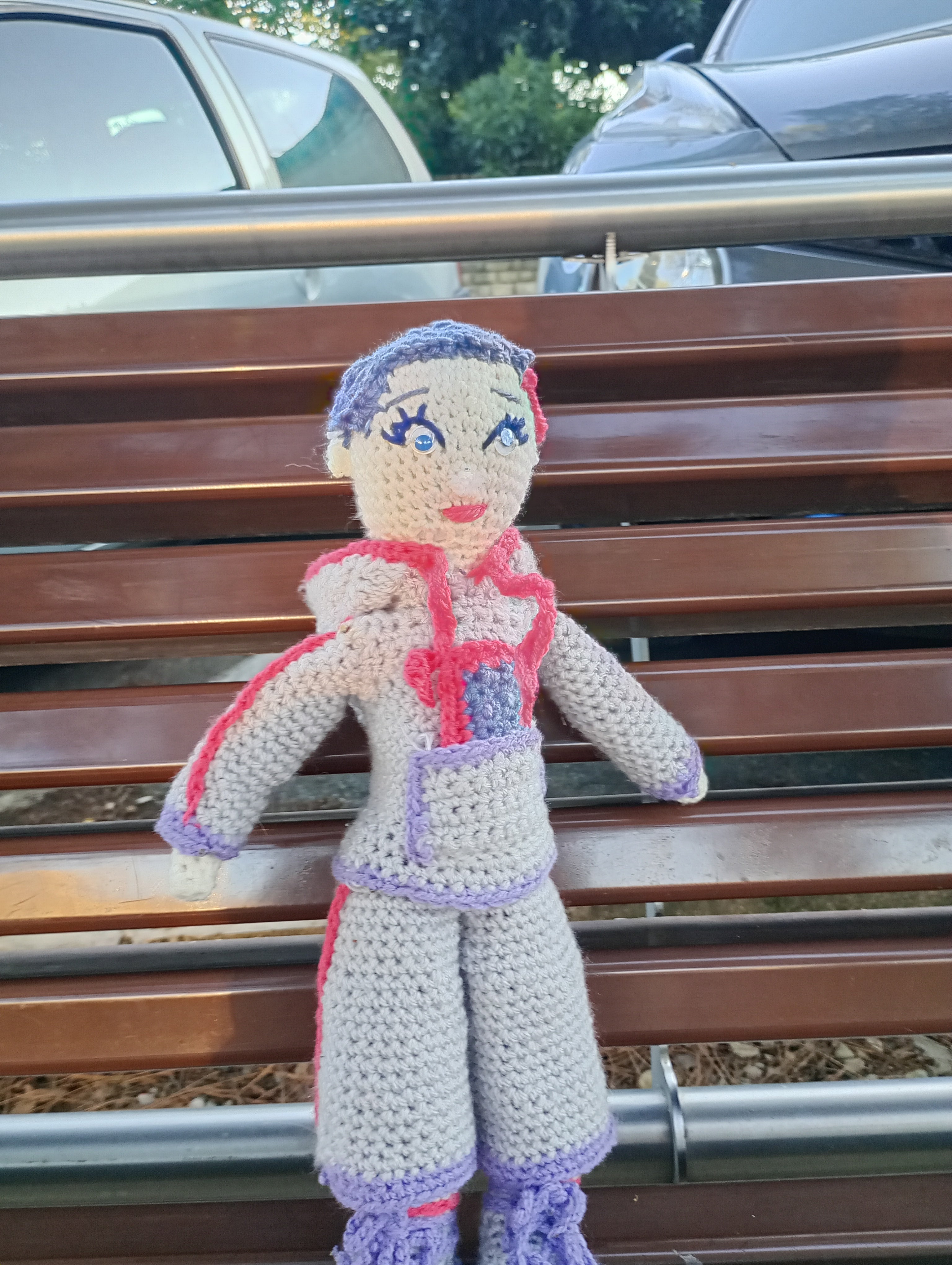 Poupe exsclusive crochet Elon de Groc -Madter of Digital 40cm