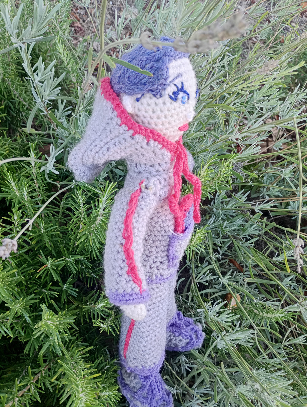 Poupe exsclusive crochet Elon de Groc -Madter of Digital 40cm