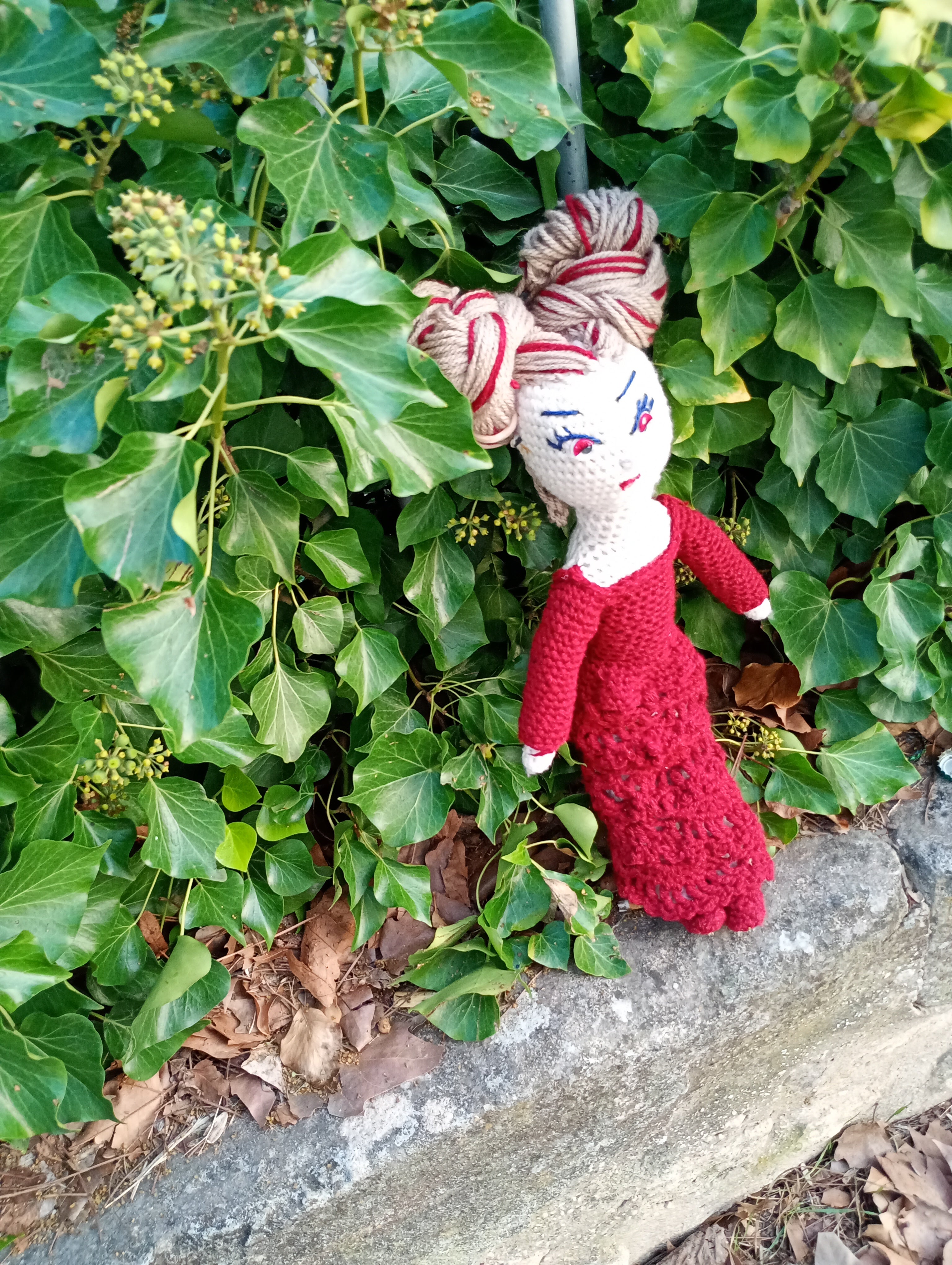 Poupe exsclusive crochet madame Botdeix 40cm