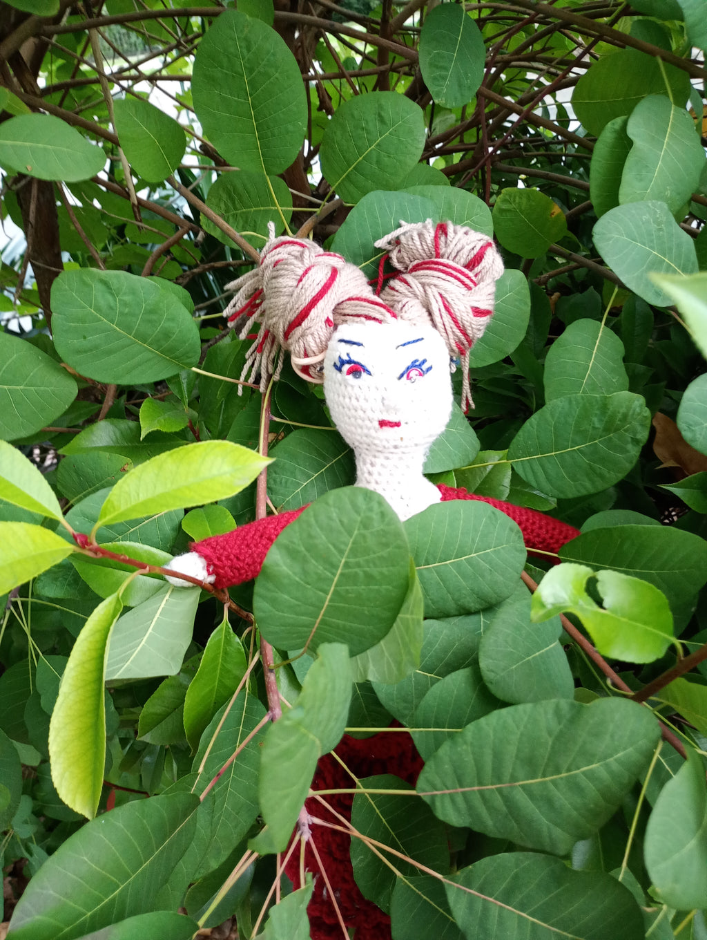 Poupe exsclusive crochet madame Botdeix 40cm