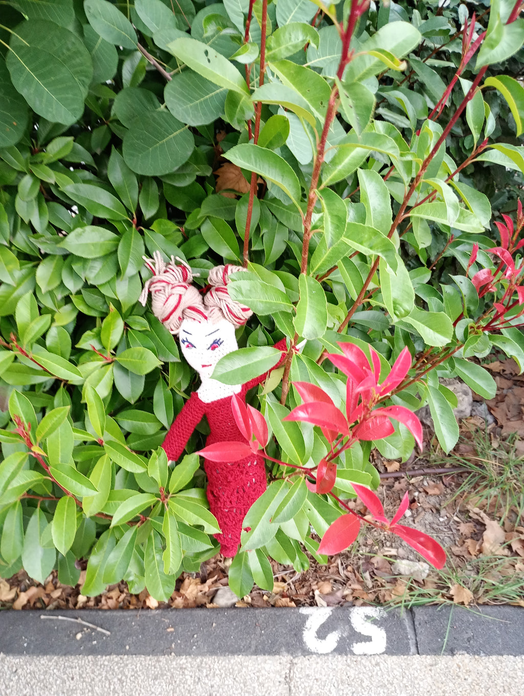 Poupe exsclusive crochet madame Botdeix 40cm