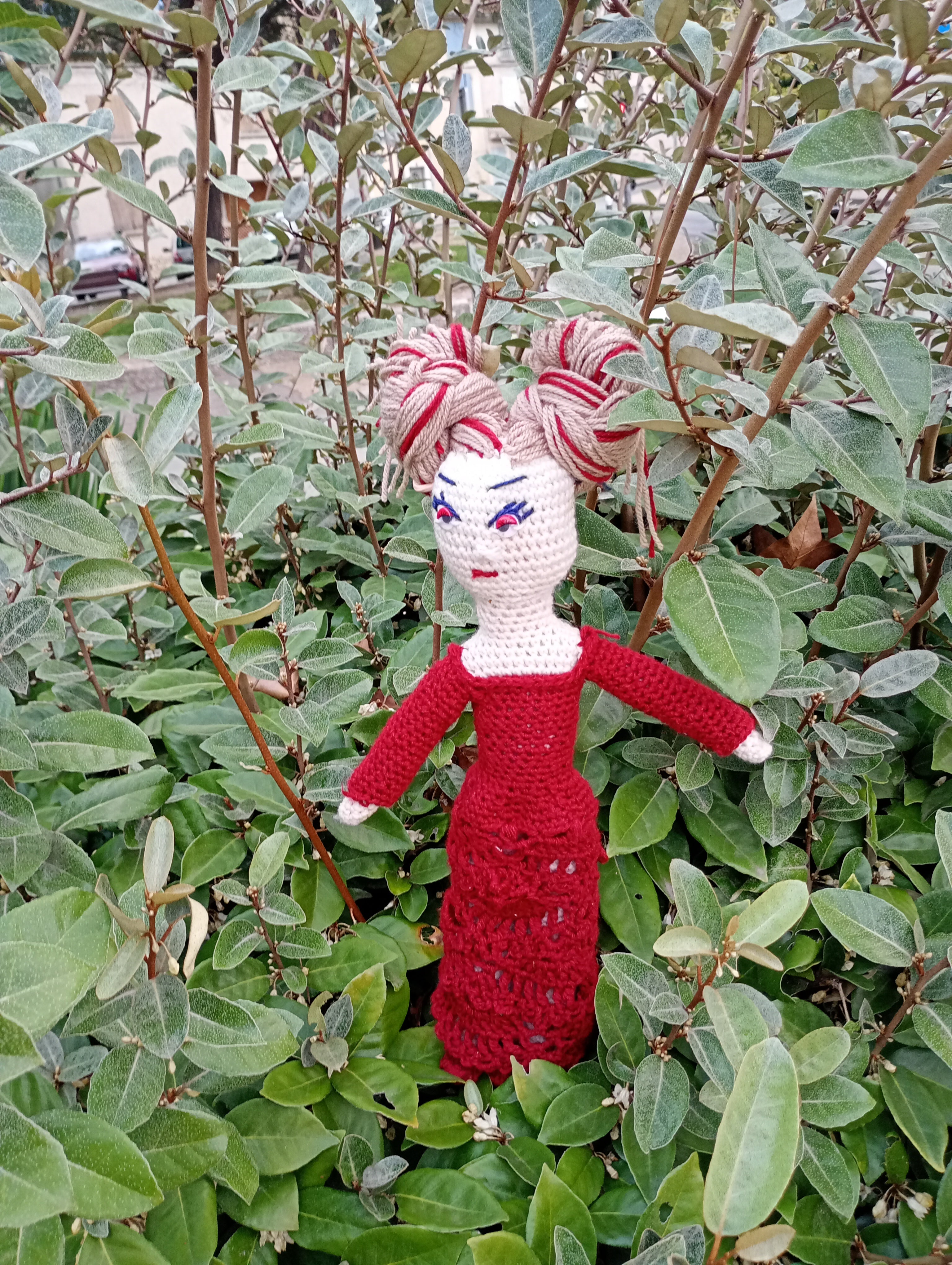 Poupe exsclusive crochet madame Botdeix 40cm