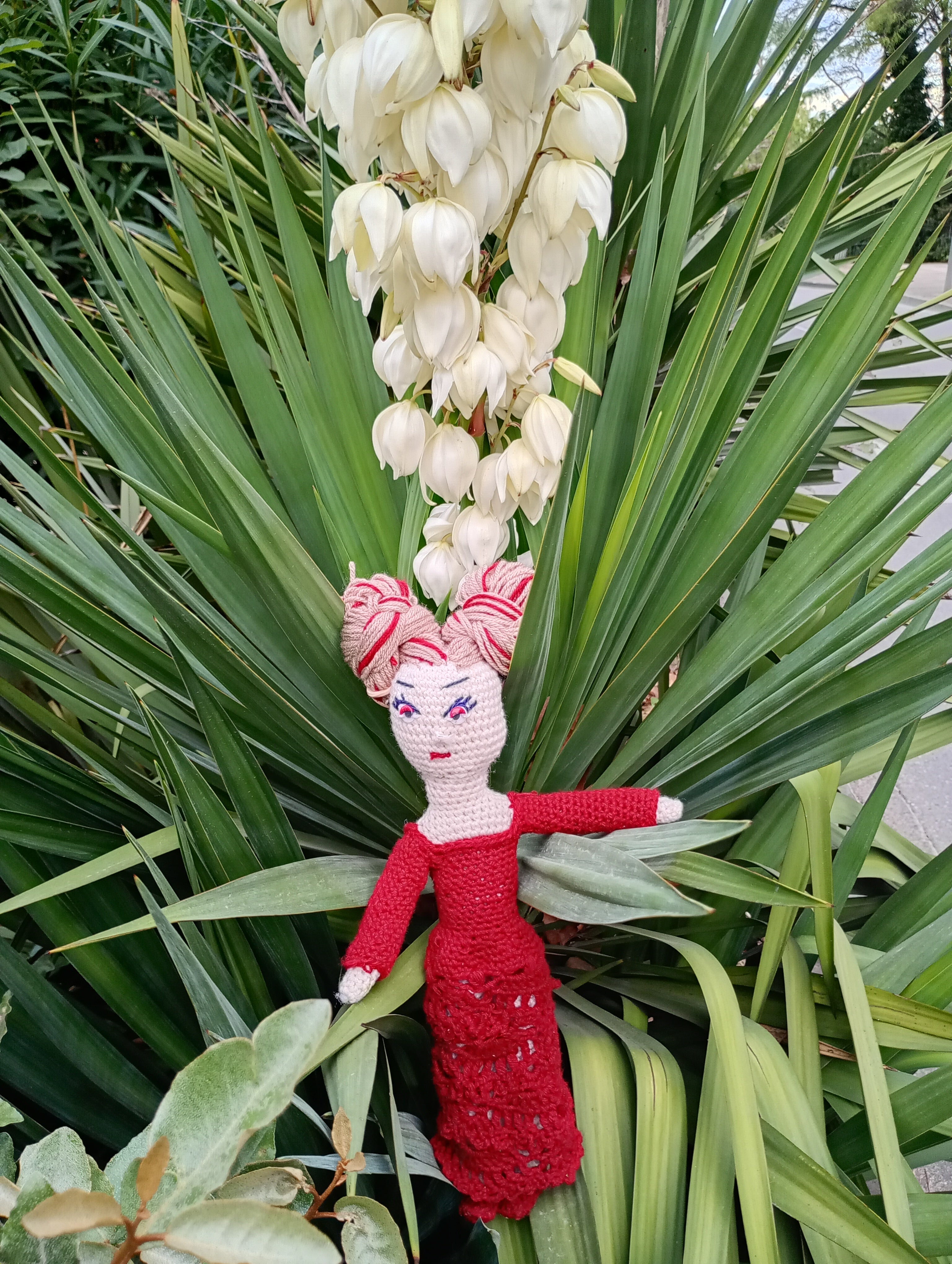 Poupe exsclusive crochet madame Botdeix 40cm