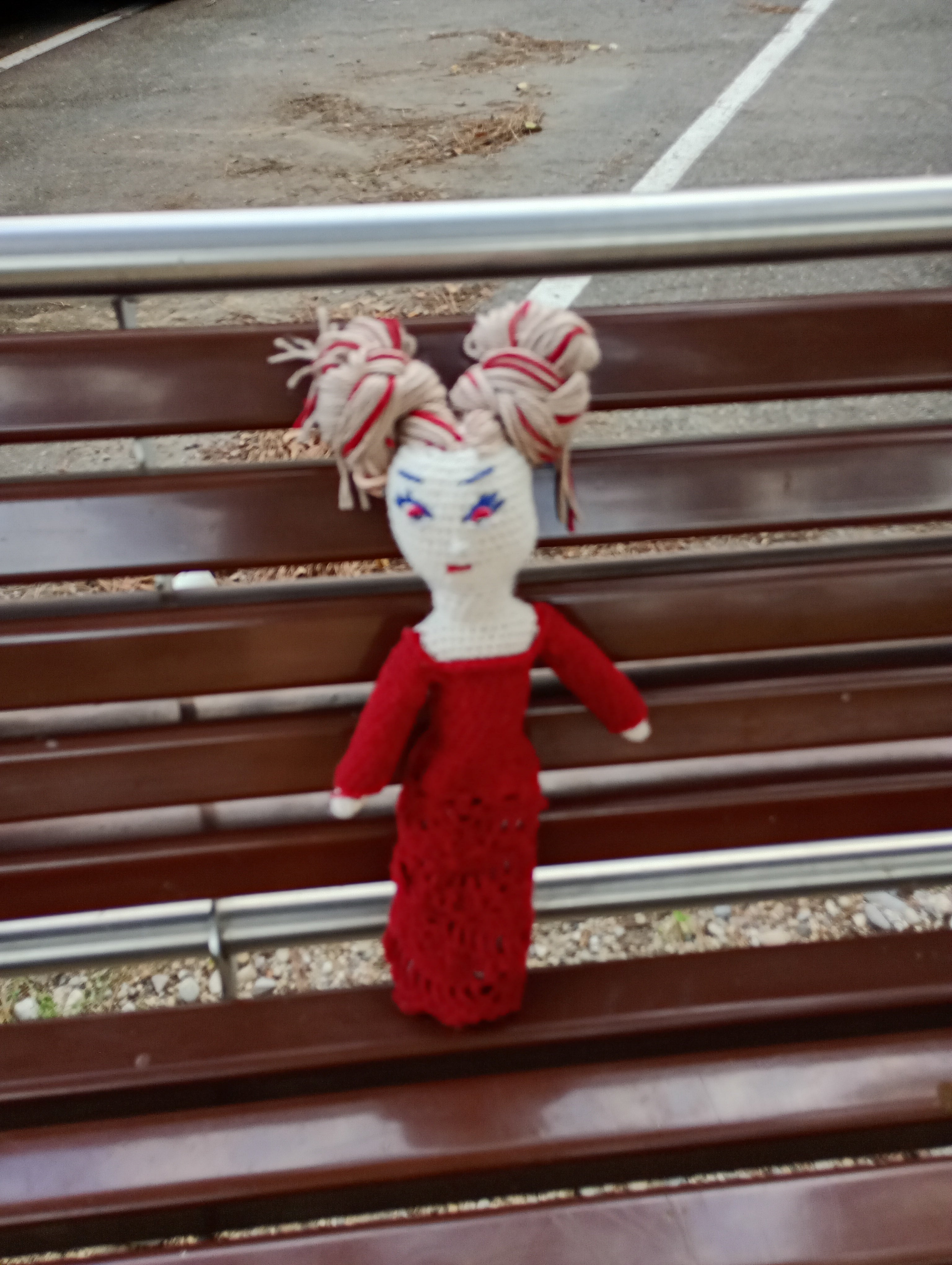 Poupe exsclusive crochet madame Botdeix 40cm