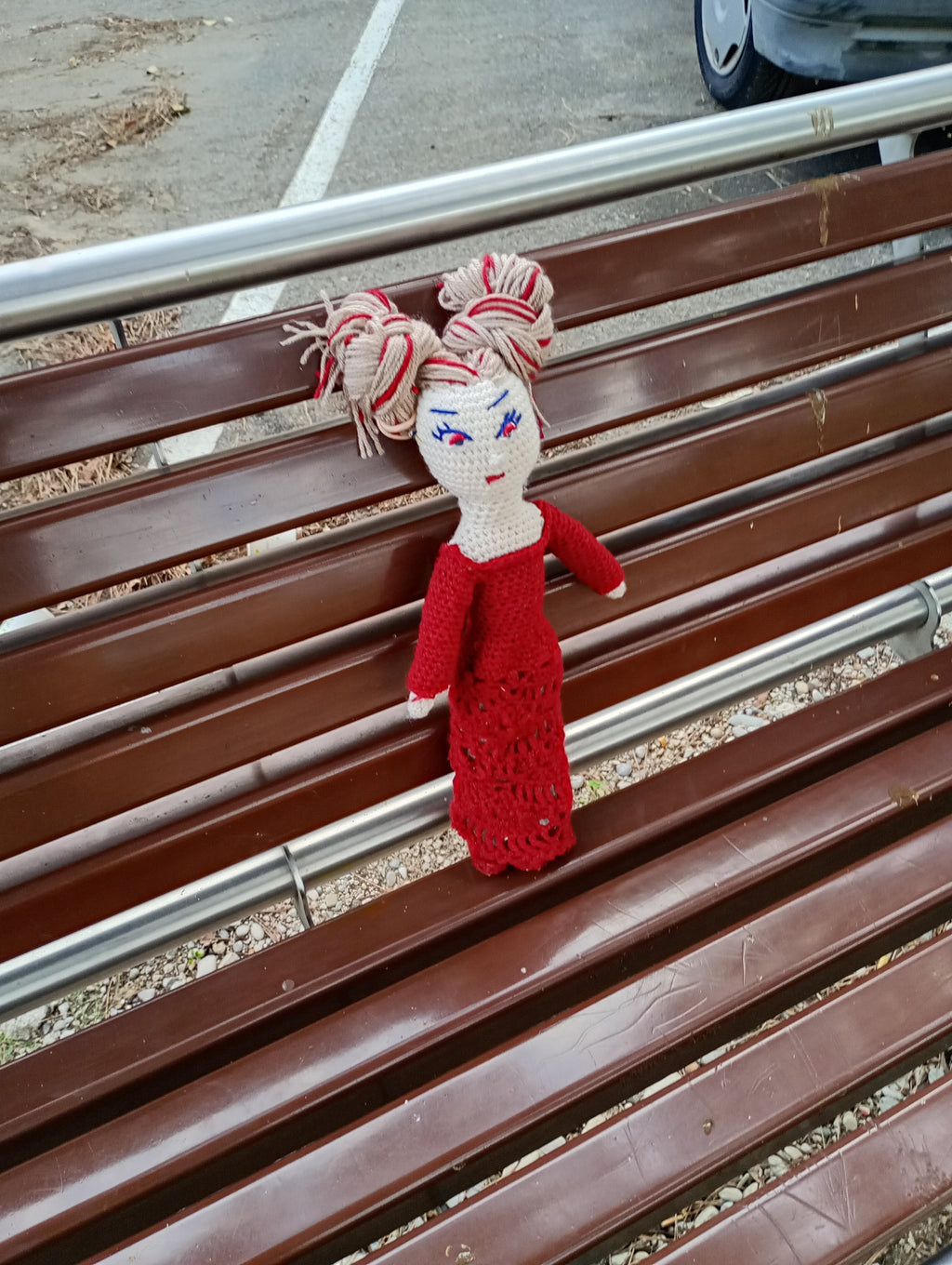 Poupe exsclusive crochet madame Botdeix 40cm