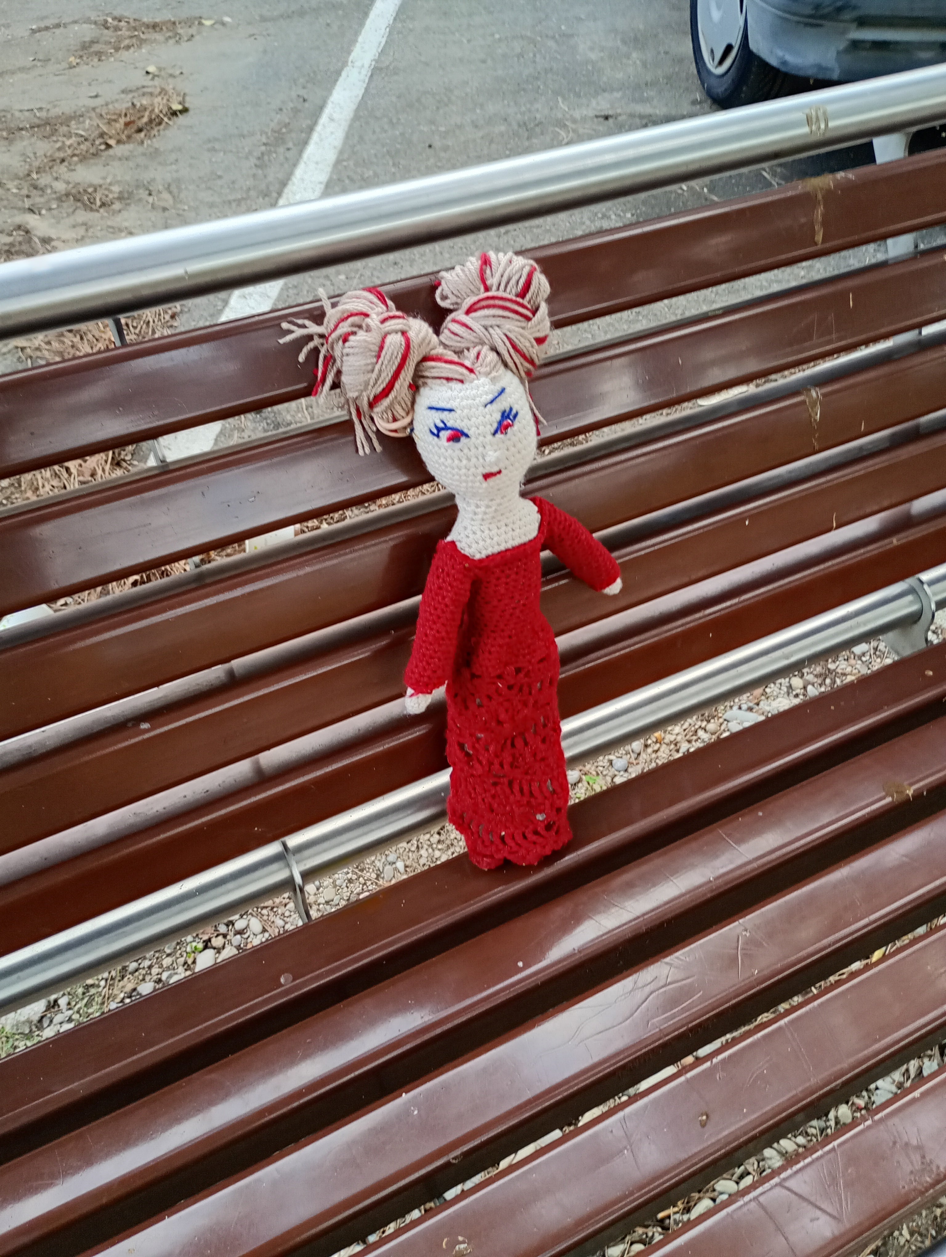 Poupe exsclusive crochet madame Botdeix 40cm