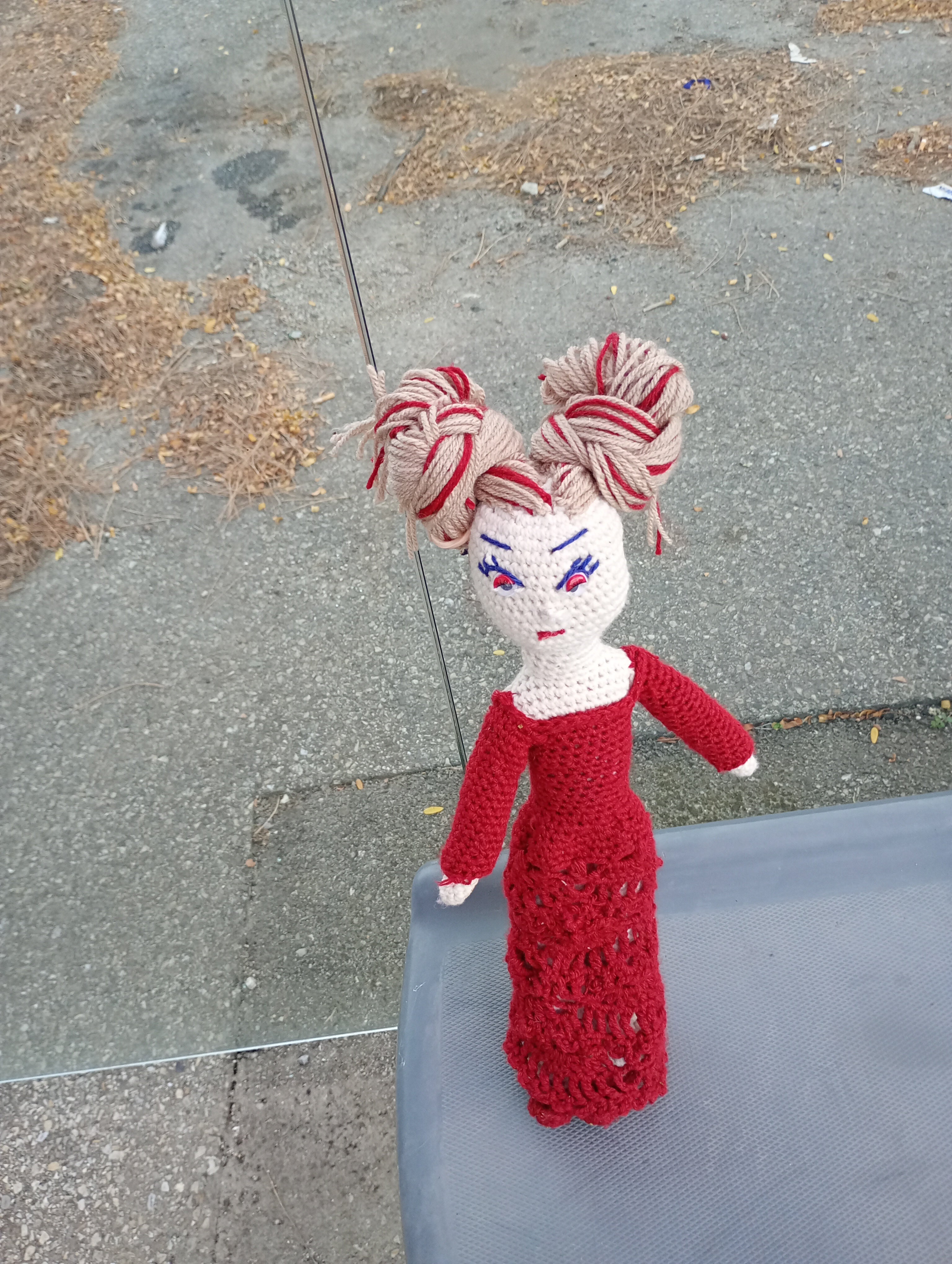 Poupe exsclusive crochet madame Botdeix 40cm