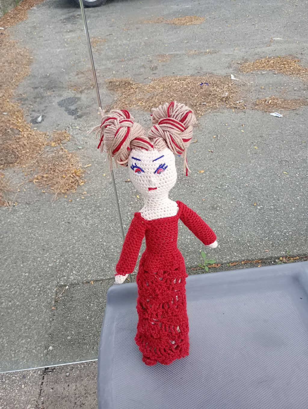 Poupe exsclusive crochet madame Botdeix 40cm