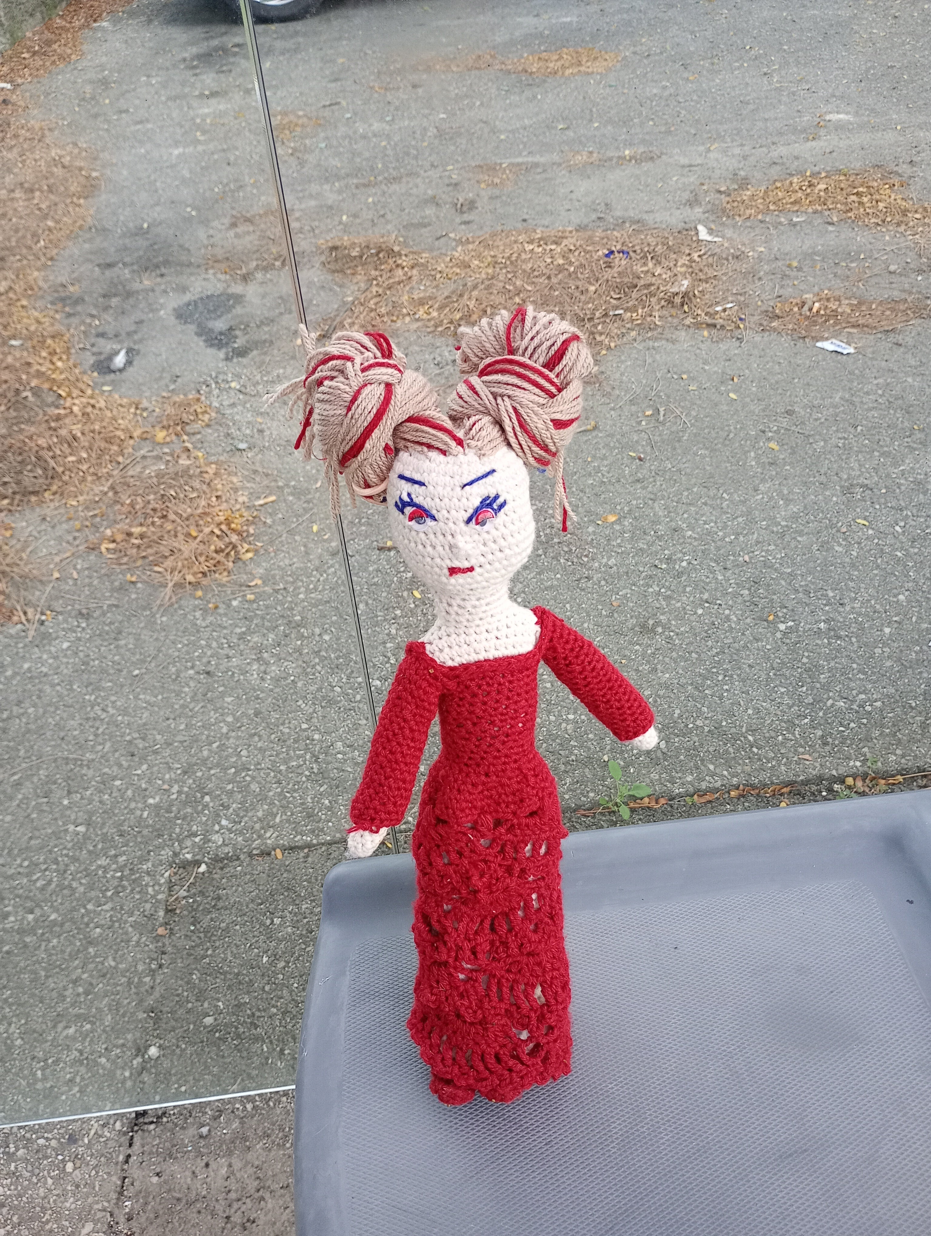 Poupe exsclusive crochet madame Botdeix 40cm