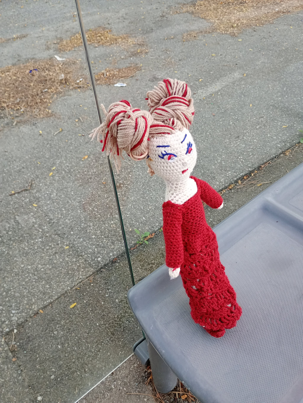 Poupe exsclusive crochet madame Botdeix 40cm