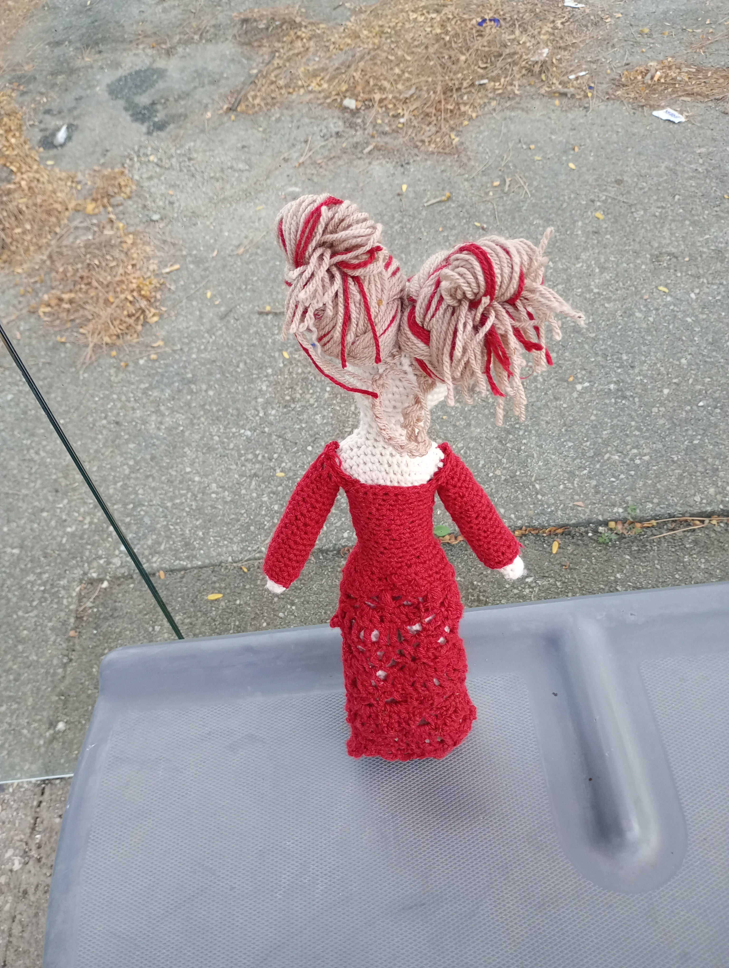 Poupe exsclusive crochet madame Botdeix 40cm