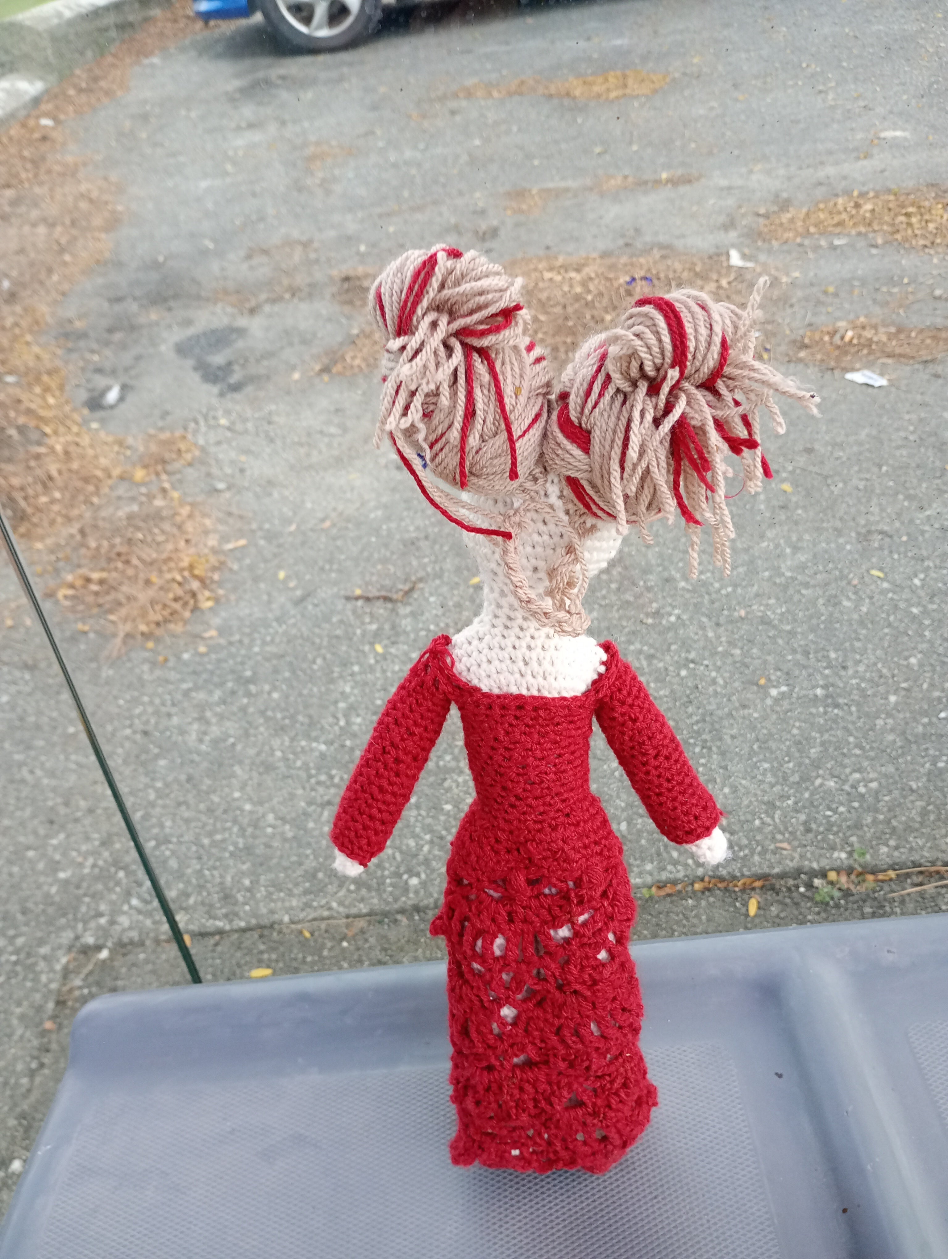 Poupe exsclusive crochet madame Botdeix 40cm