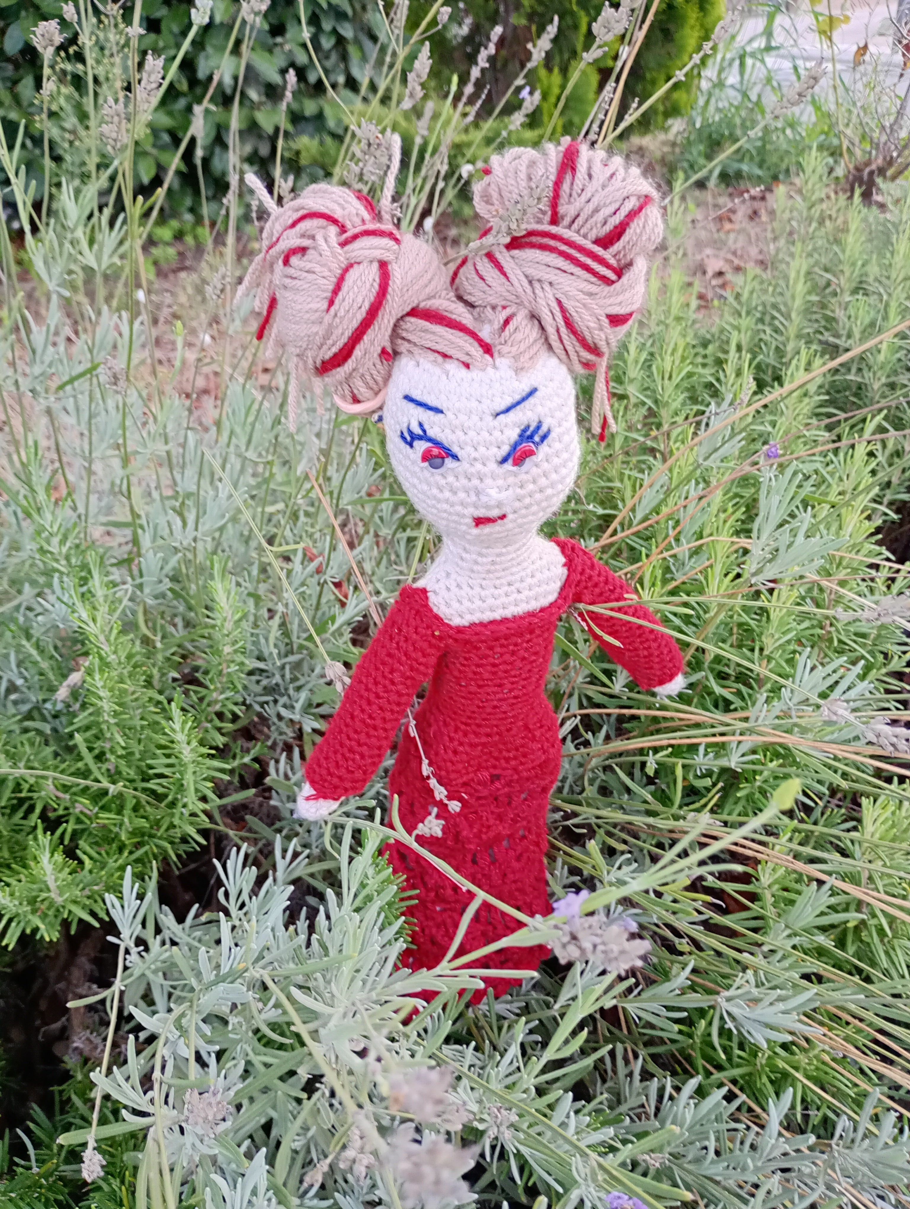 Poupe exsclusive crochet madame Botdeix 40cm