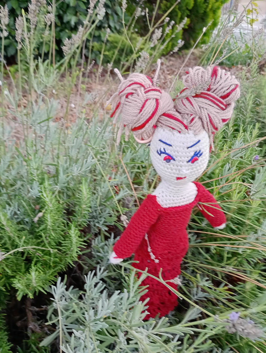 Poupe exsclusive crochet madame Botdeix 40cm