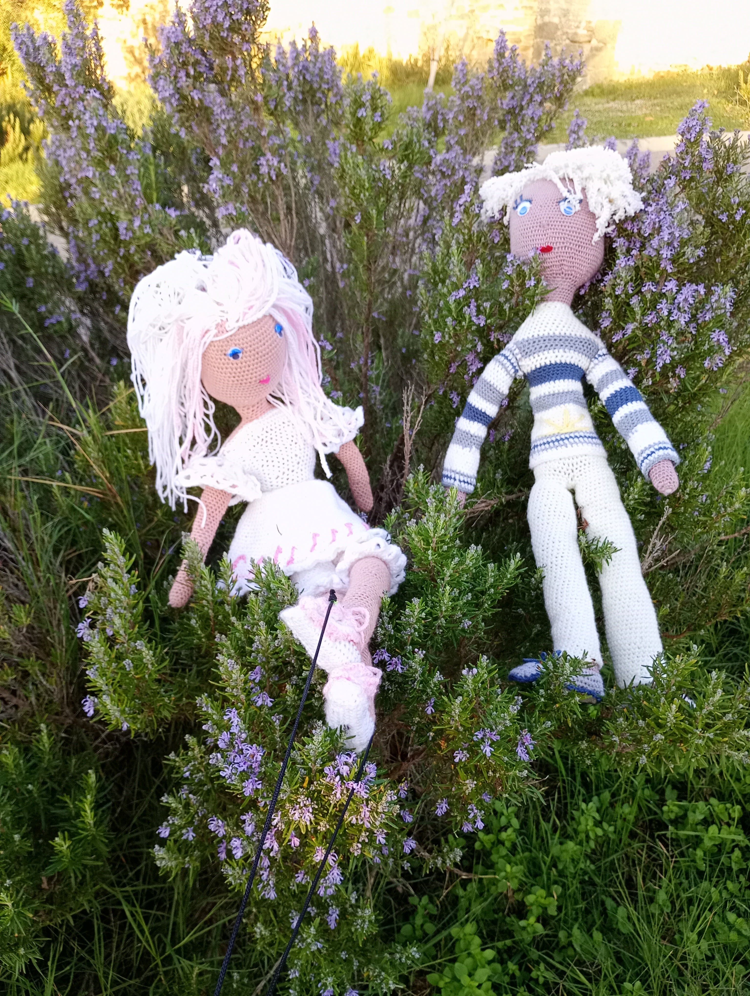 Poupe exsclisive crochet Titanes 75+2poupees