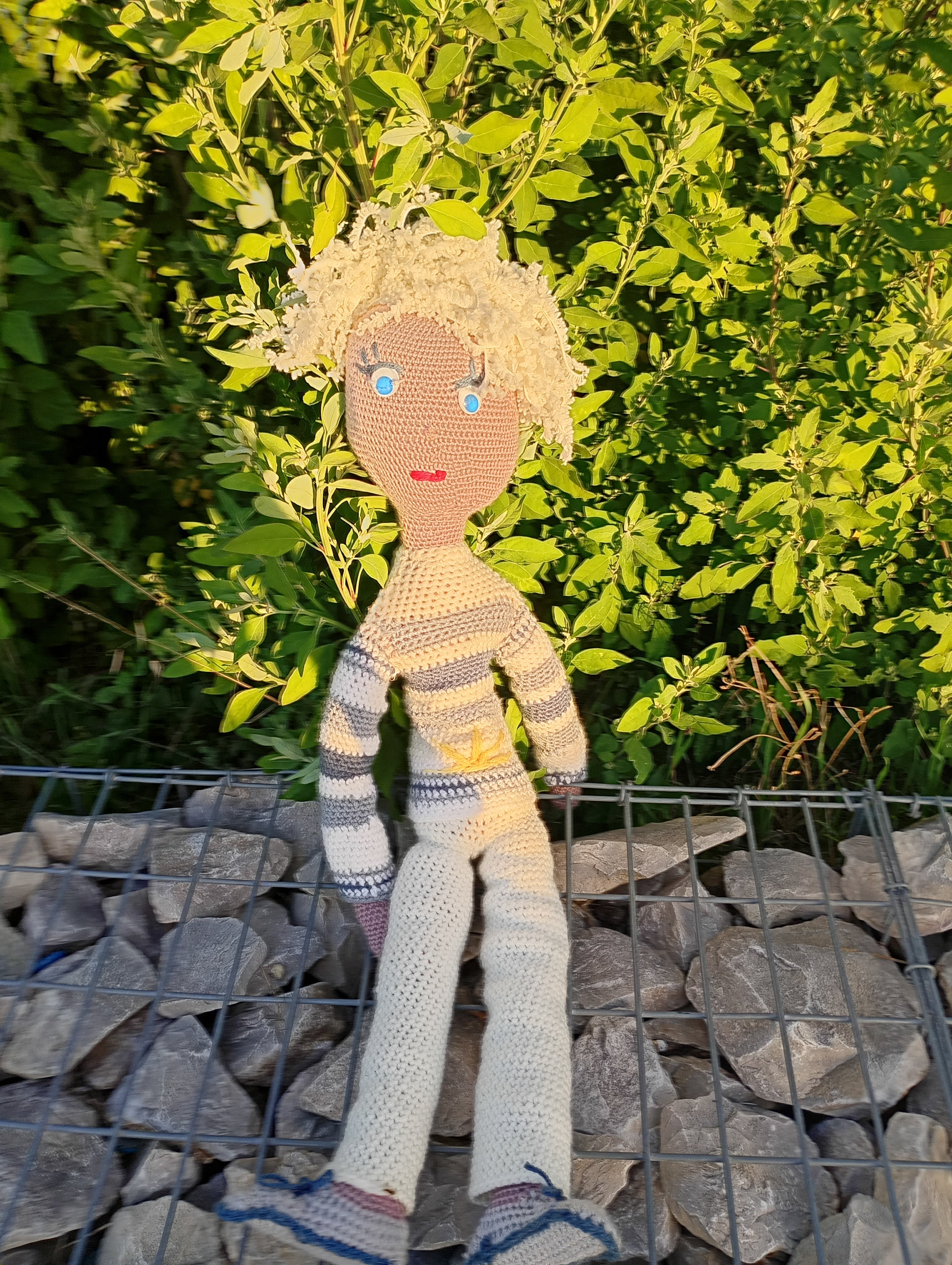 Poupe exsclisive crochet Titanes 75+2poupees