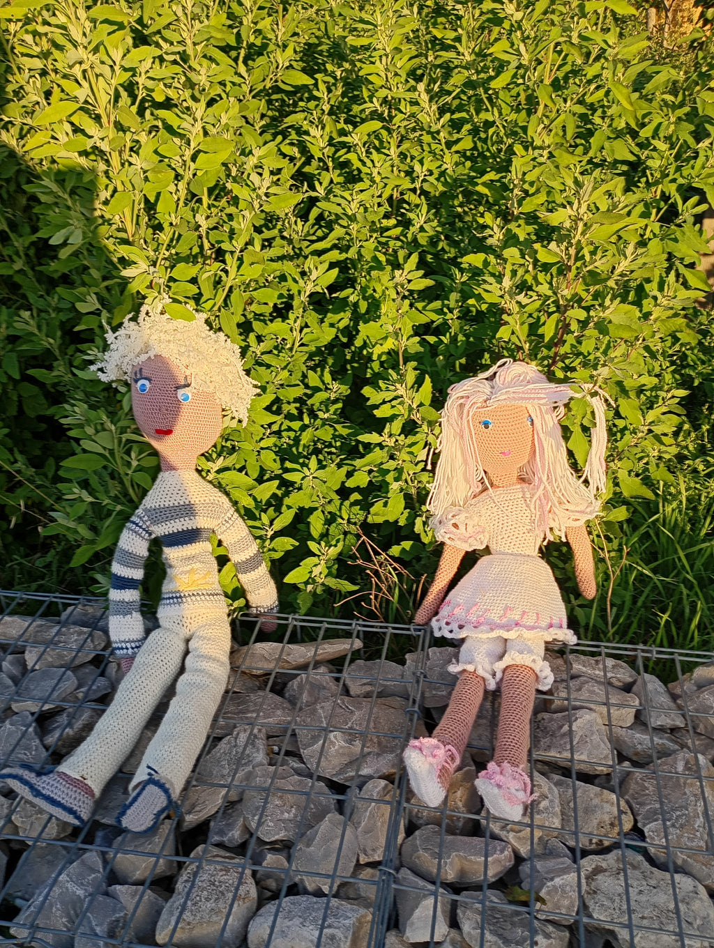 Poupe exsclisive crochet Titanes 75+2poupees