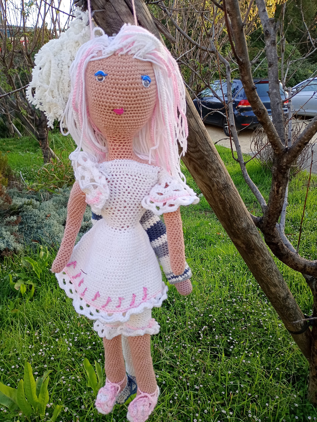 Poupe exsclisive crochet Titanes 75+2poupees