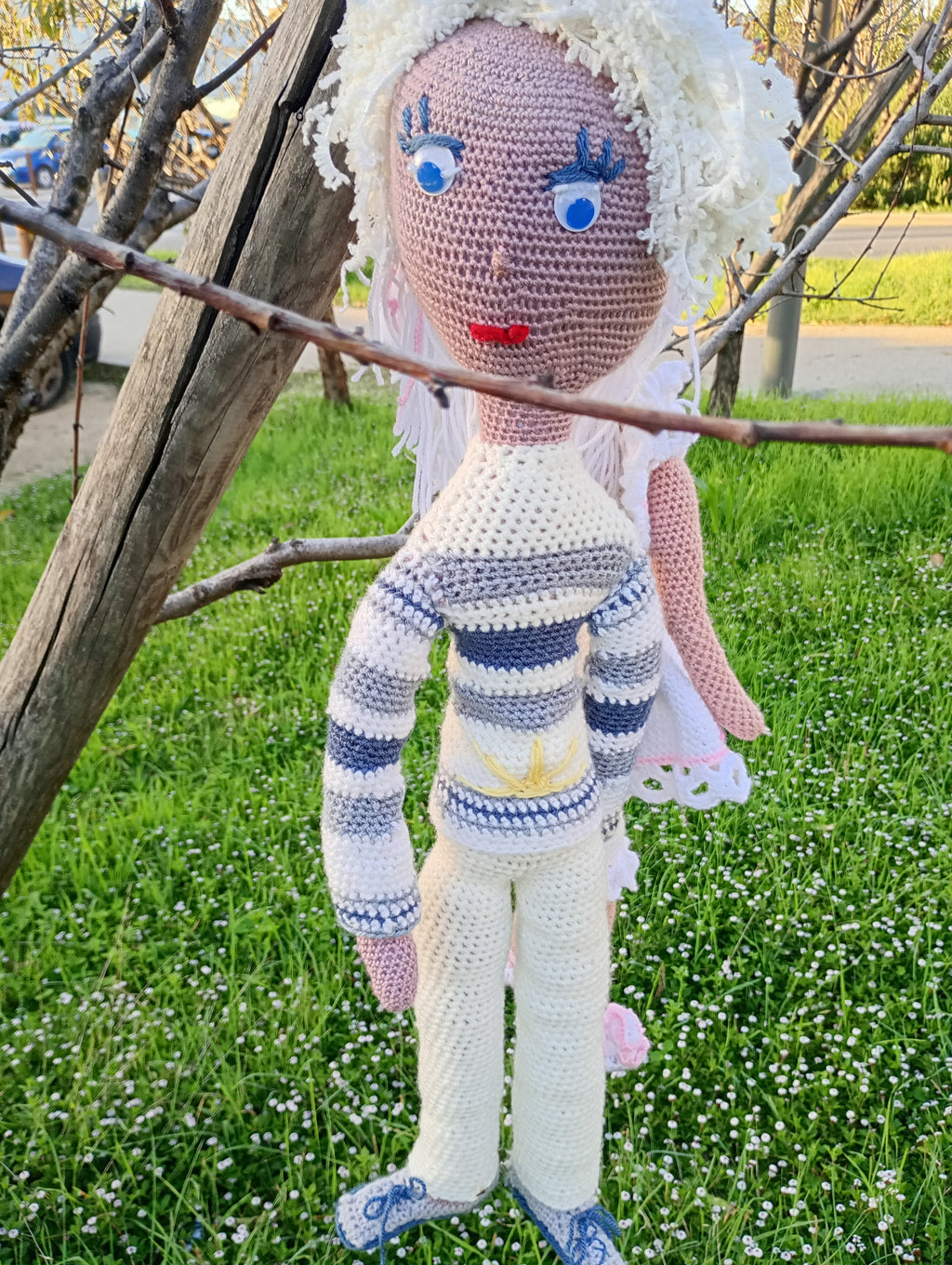 Poupe exsclisive crochet Titanes 75+2poupees