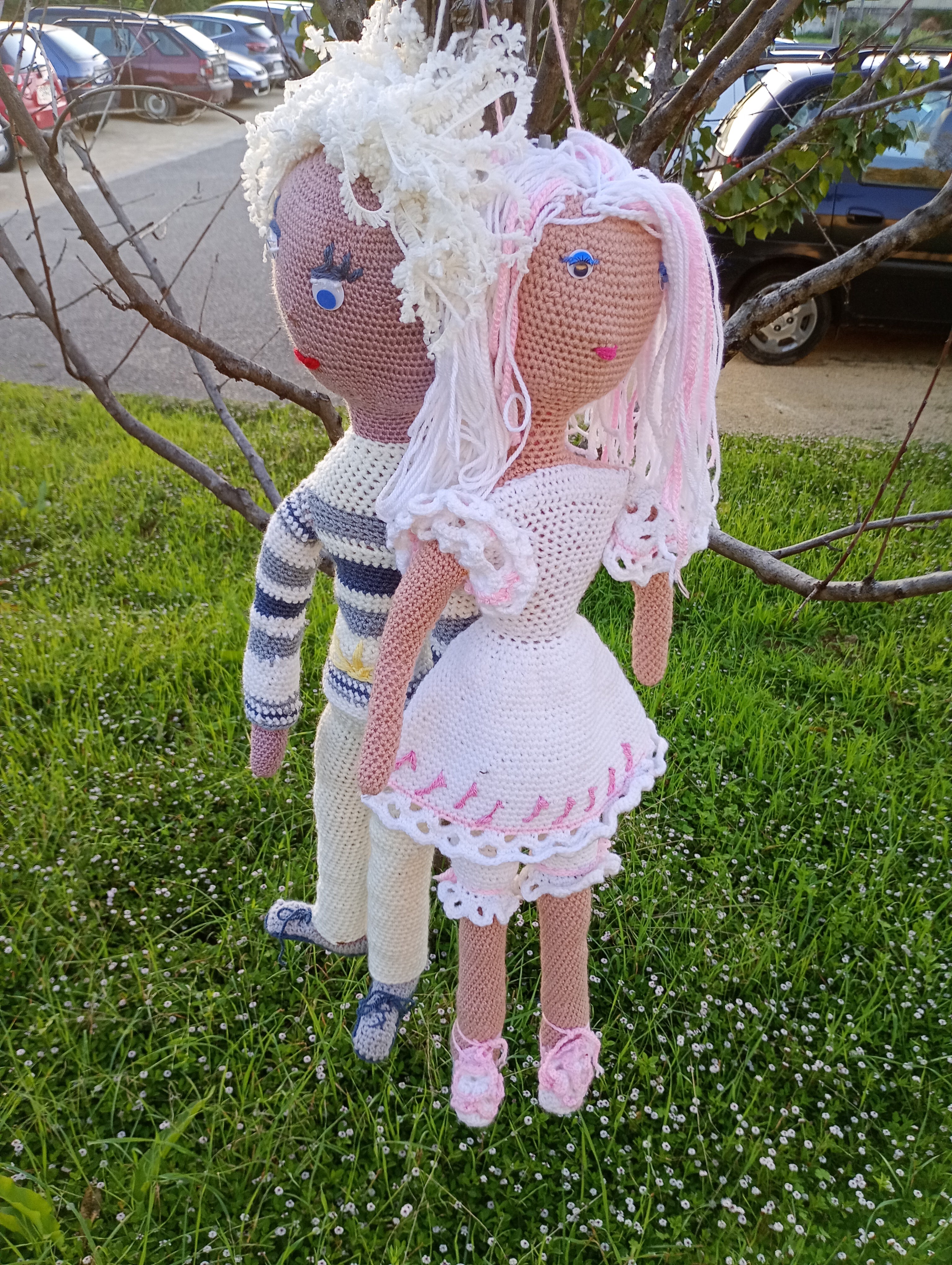 Poupe exsclisive crochet Titanes 75+2poupees