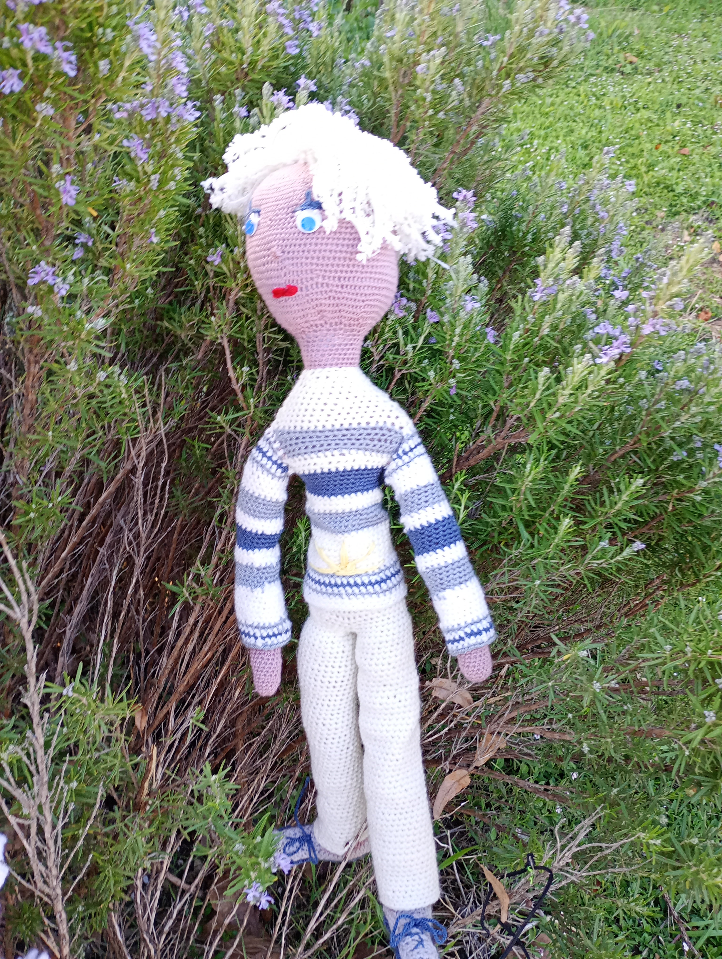 Poupe exsclisive crochet Titanes 75+2poupees