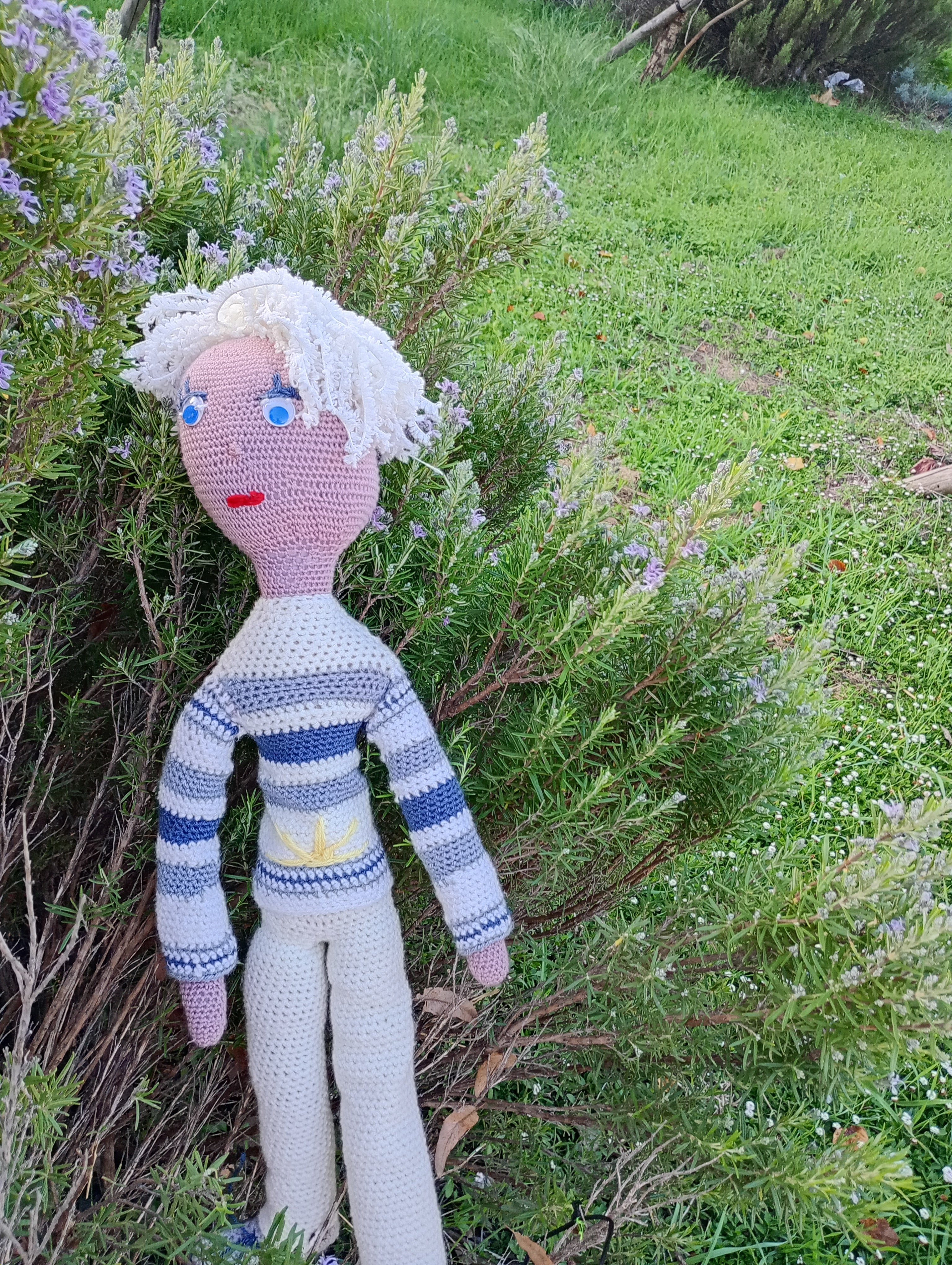 Poupe exsclisive crochet Titanes 75+2poupees