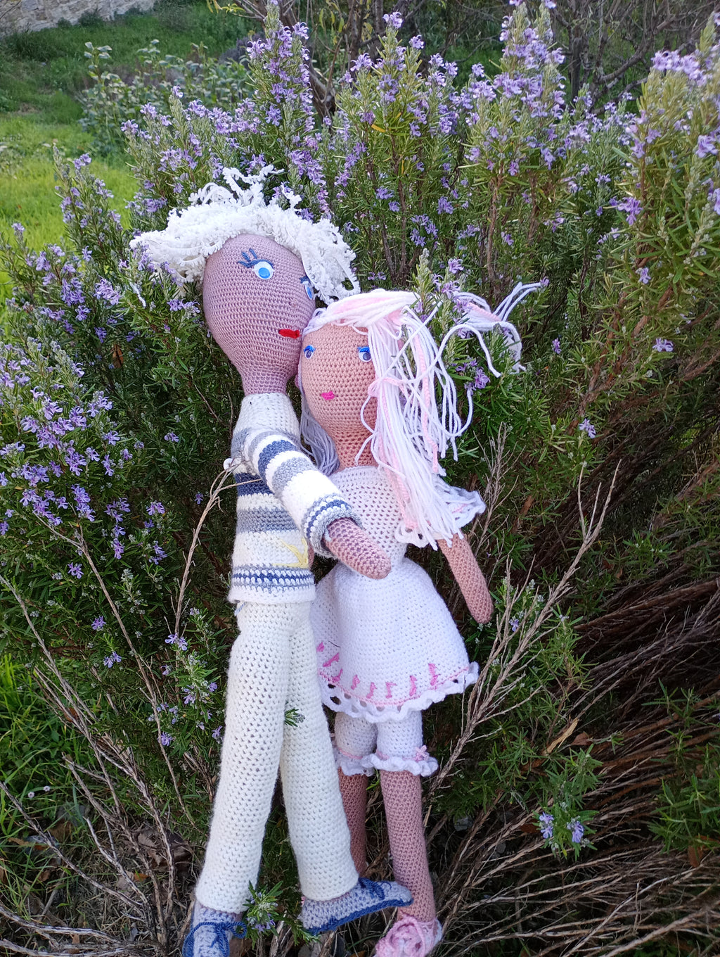 Poupe exsclisive crochet Titanes 75+2poupees