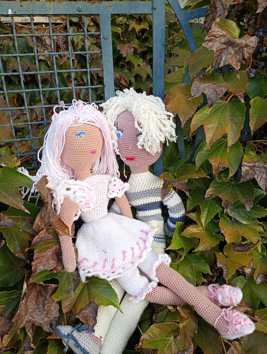 Poupe exsclisive crochet Titanes 75+2poupees