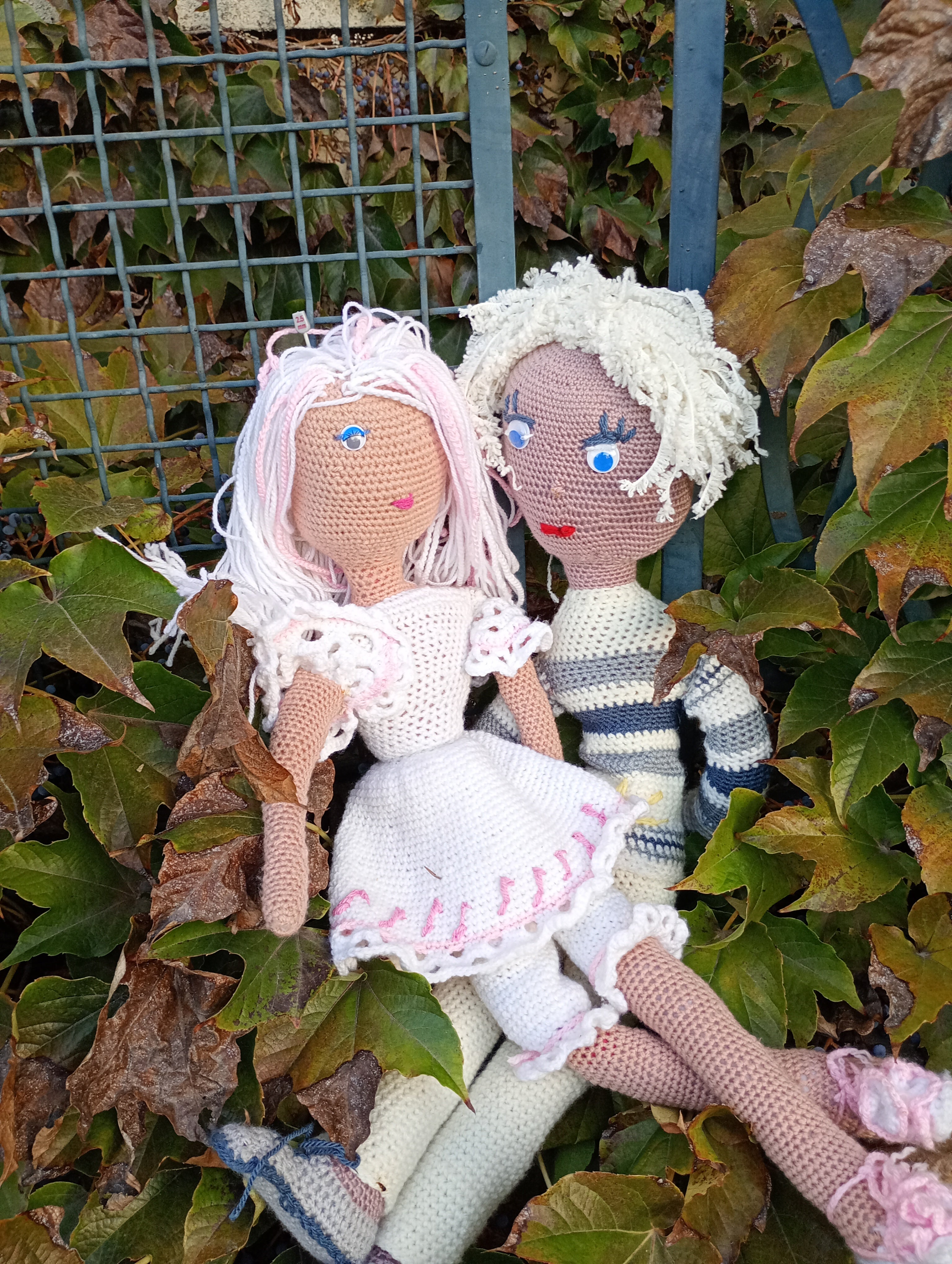 Poupe exsclisive crochet Titanes 75+2poupees